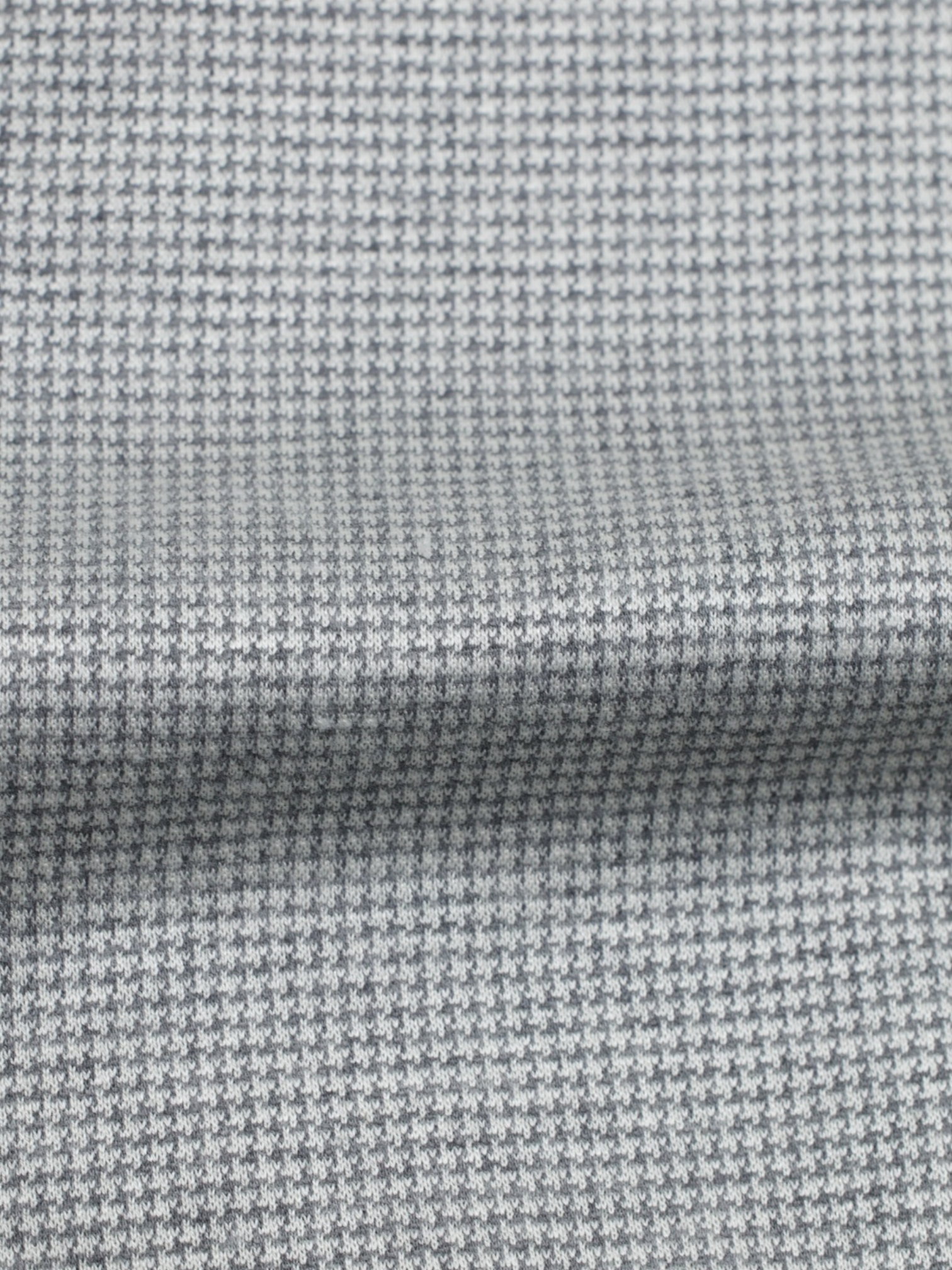 Isaia Light Grey Silk & Cotton "Comfort Project" Puppytooth Jacket