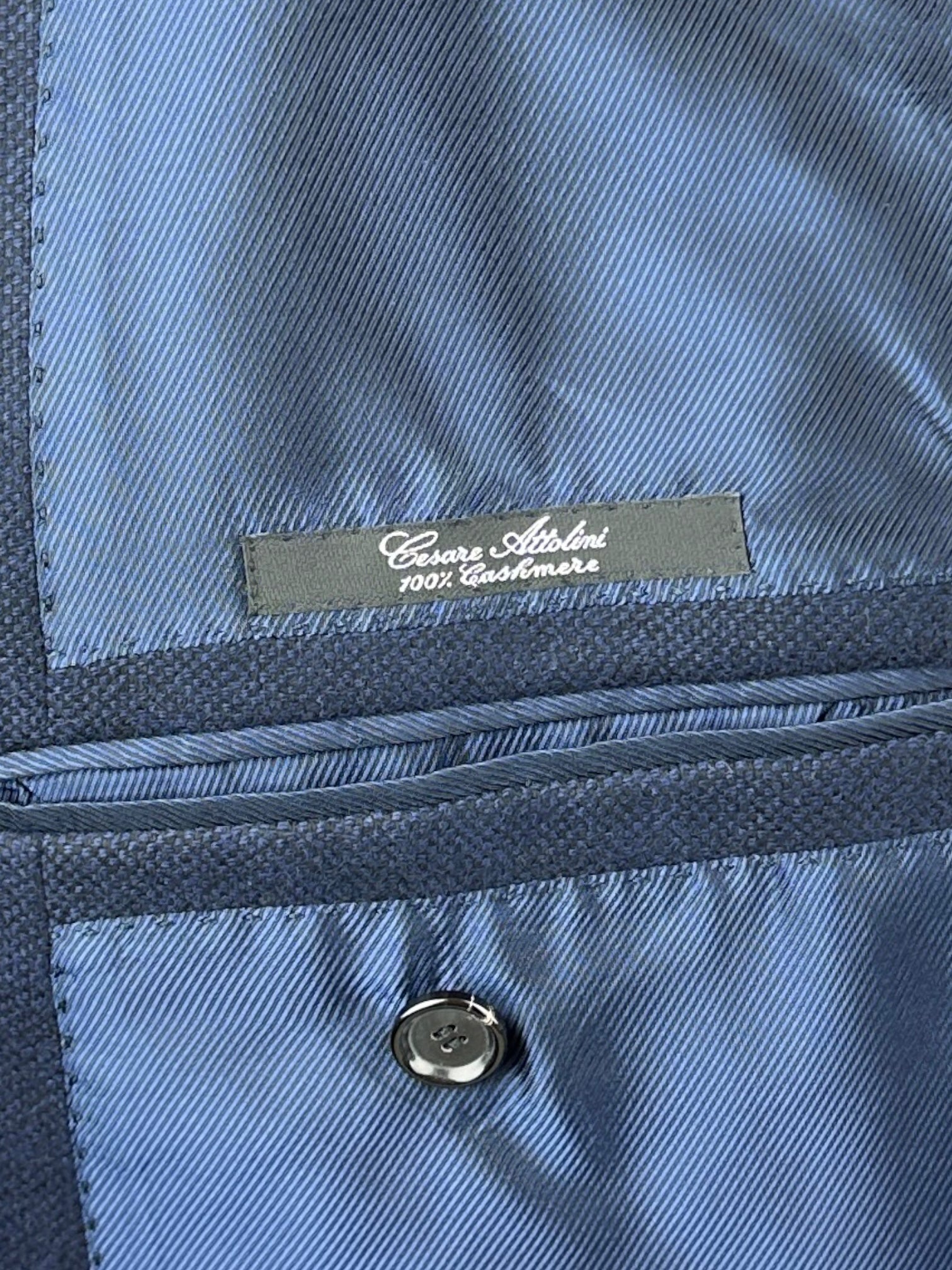 Cesare Attolini Navy Cashmere Jacket