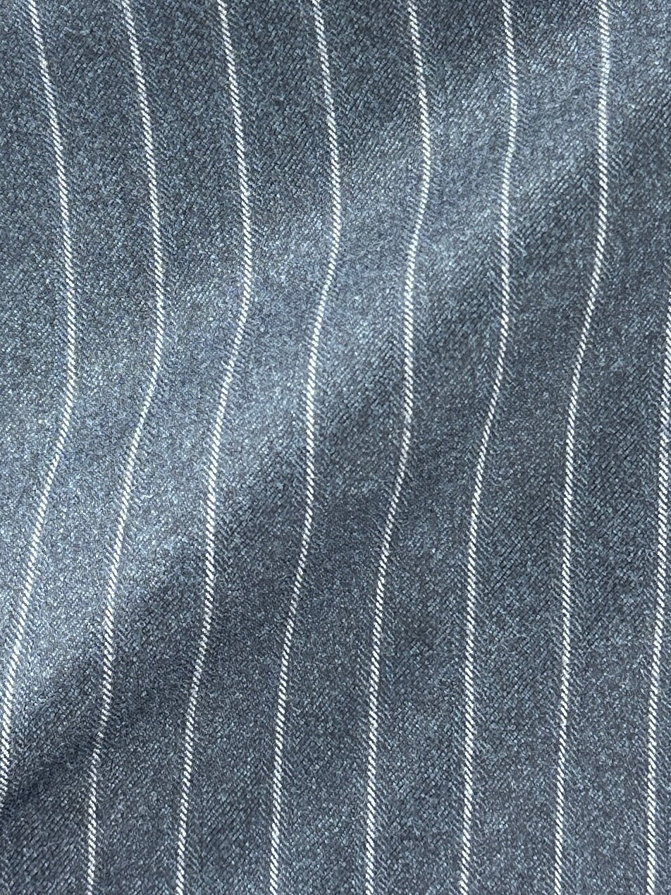 Cesare Attolini Grey Flannel Pinstripe Suit