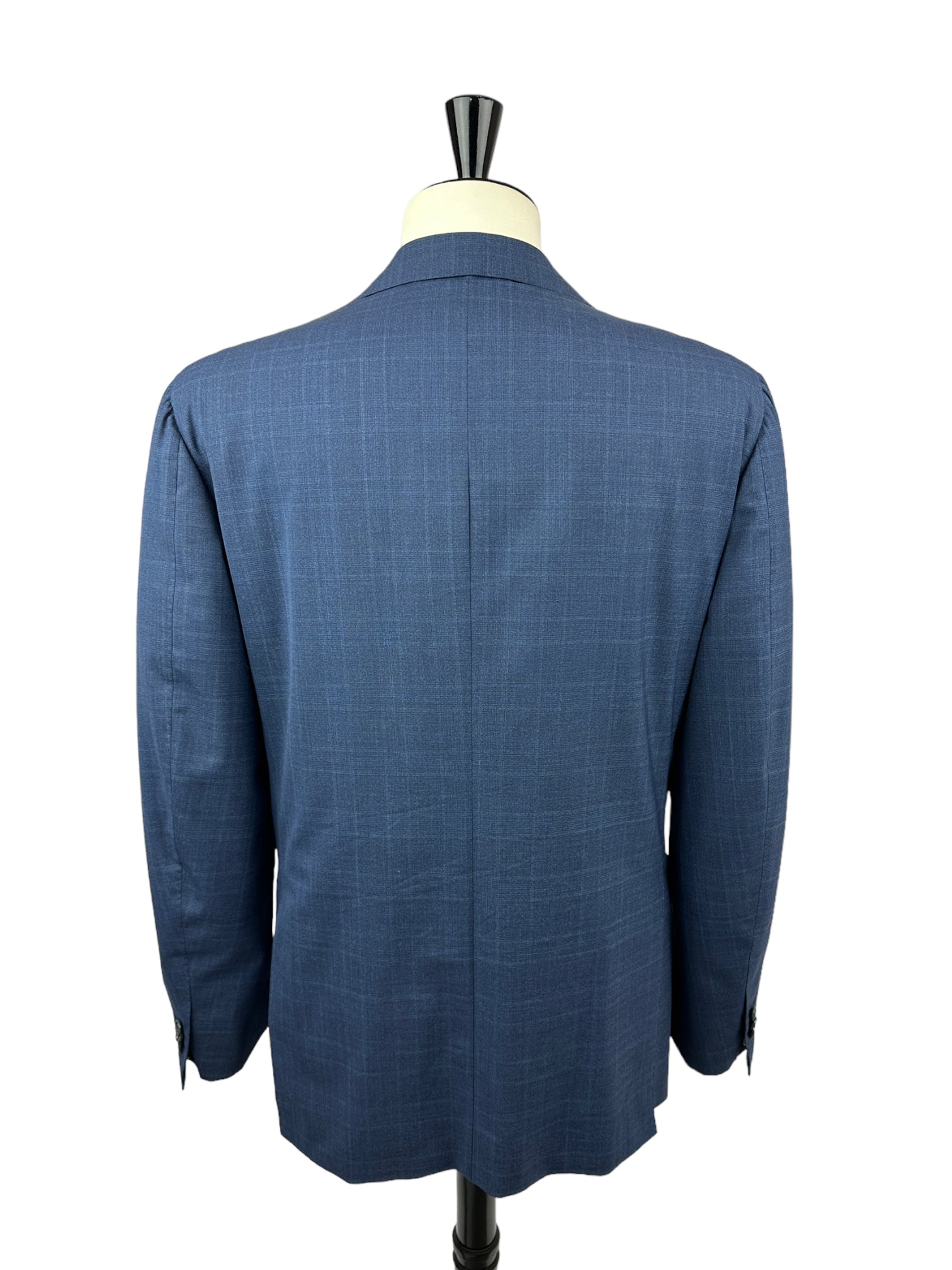 Cesare Attolini blauw Glenplaid Super 150-pak