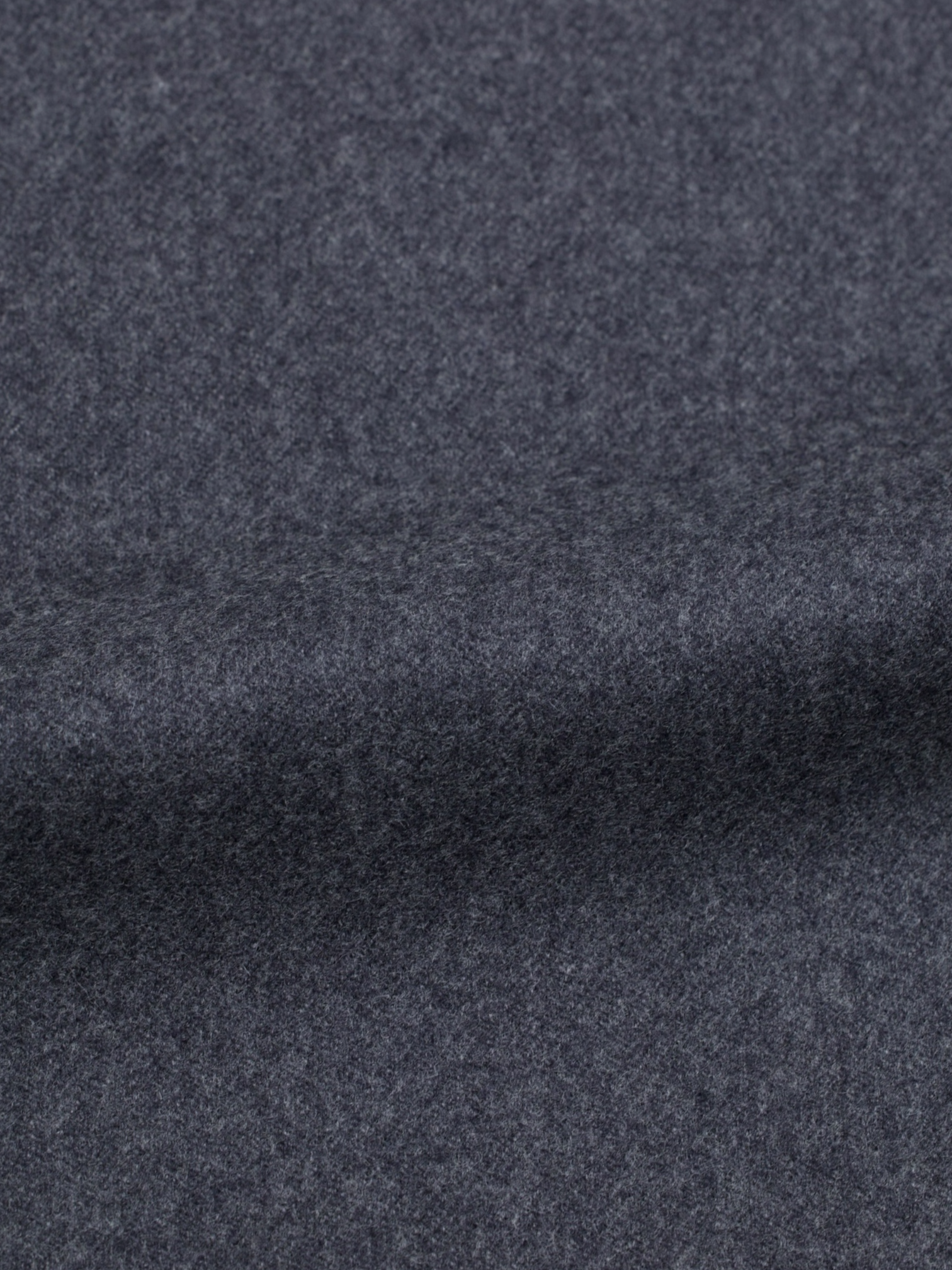 Lardini Dark Grey Wool & Cashmere Flannel Overshirt