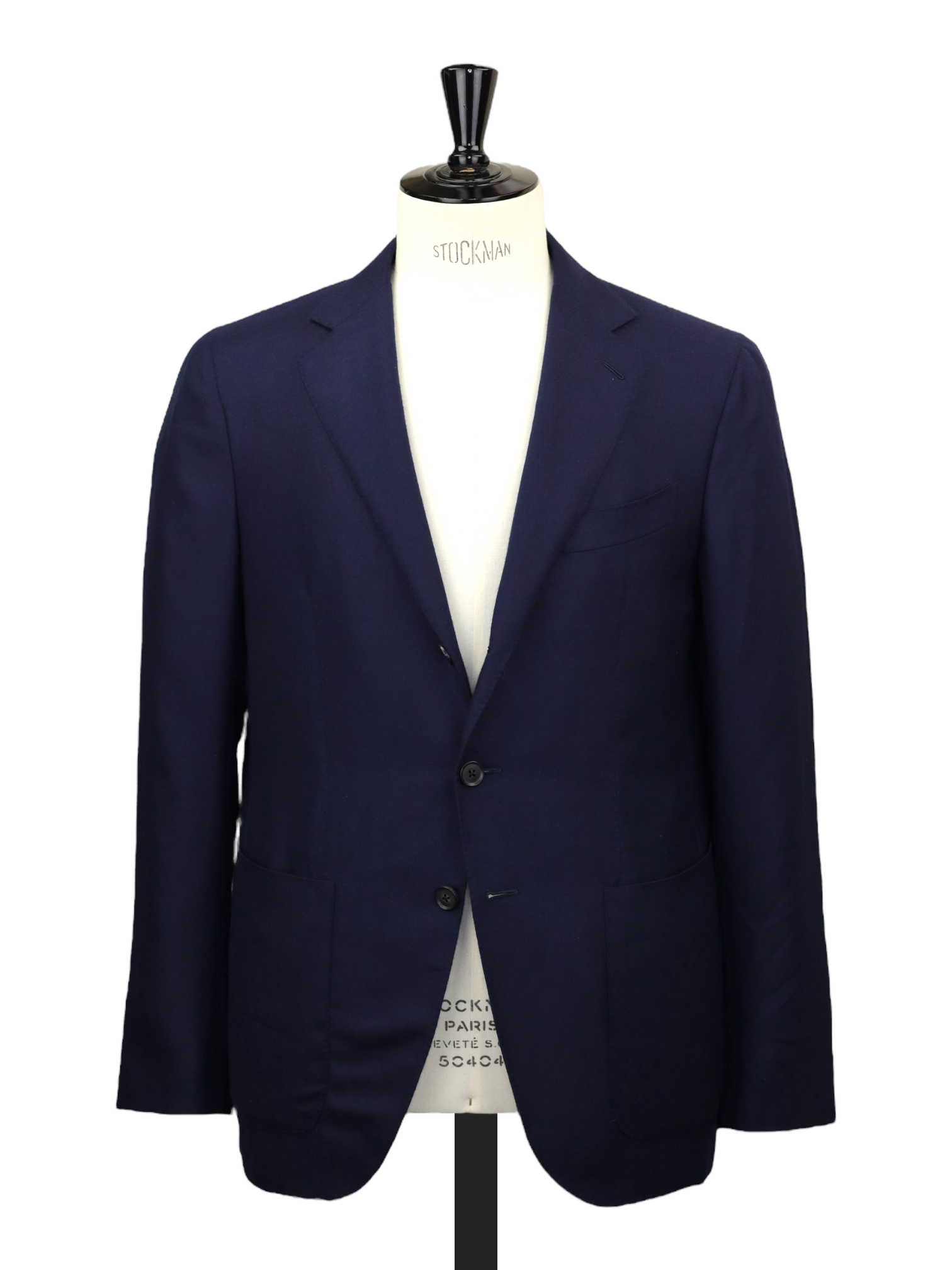 Caruso Navy Pure Cashmere Winter-Essential Twill Jacket