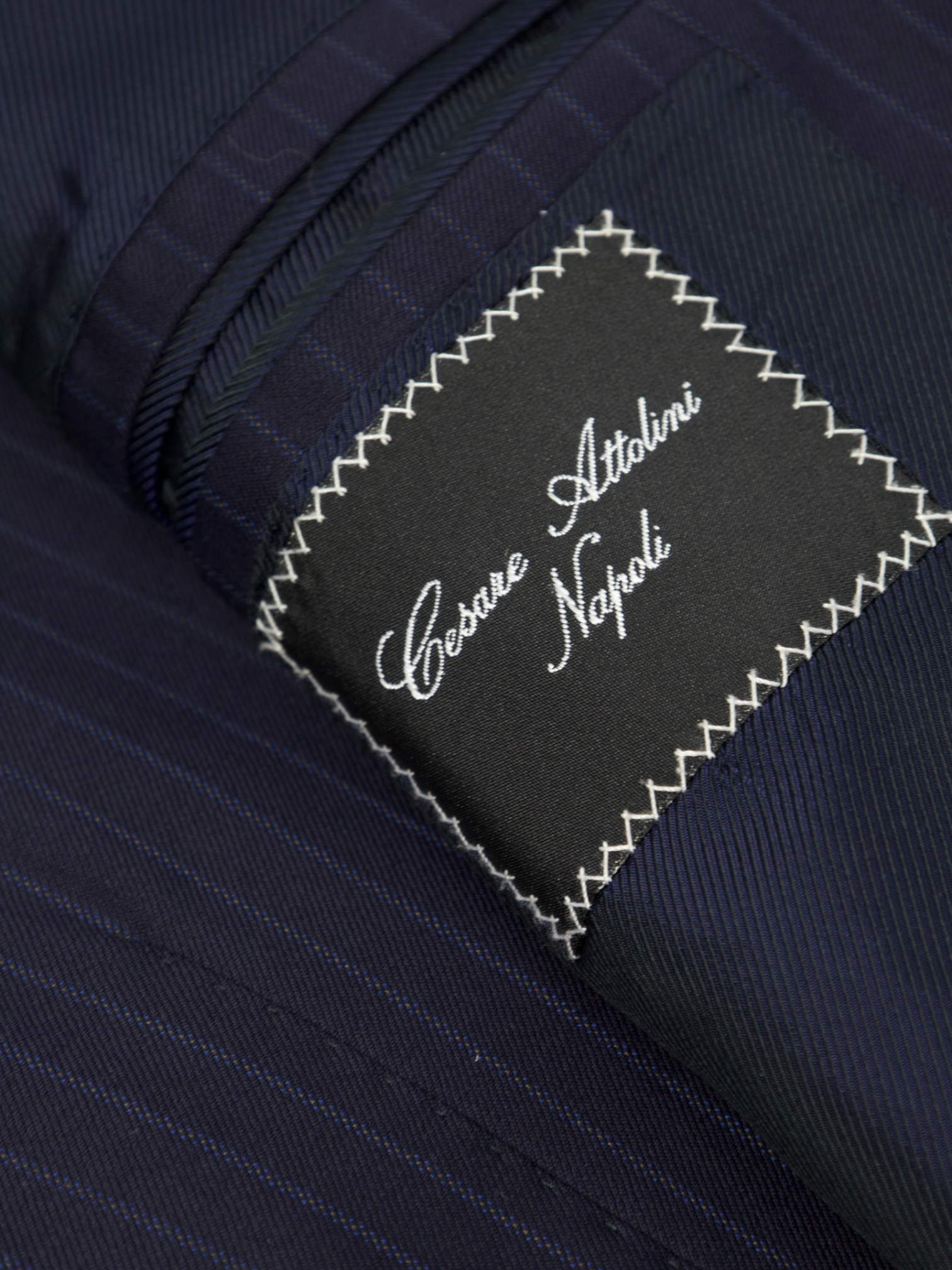 Cesare Attolini Blue Pinstripe Suit