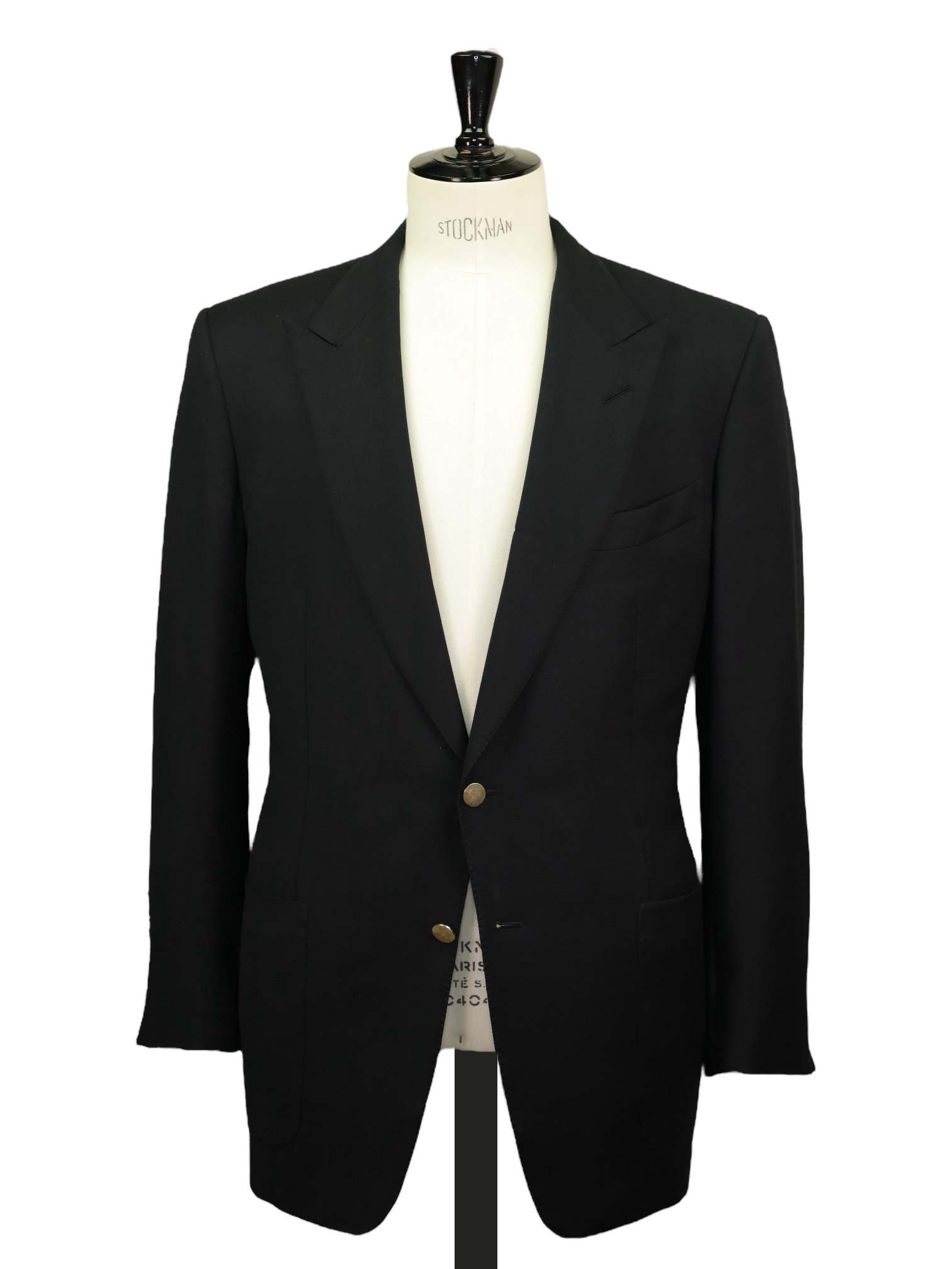Tom Ford Black Wool & Mohair Hopsack-Blazer Jacket