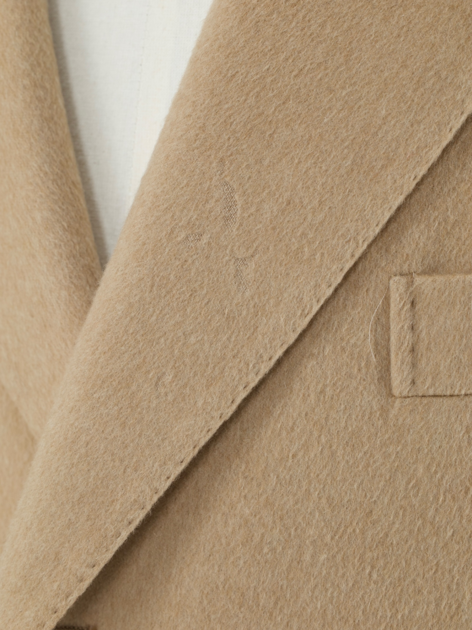 Salvatore Ferragamo Light Brown Guanaco Overcoat