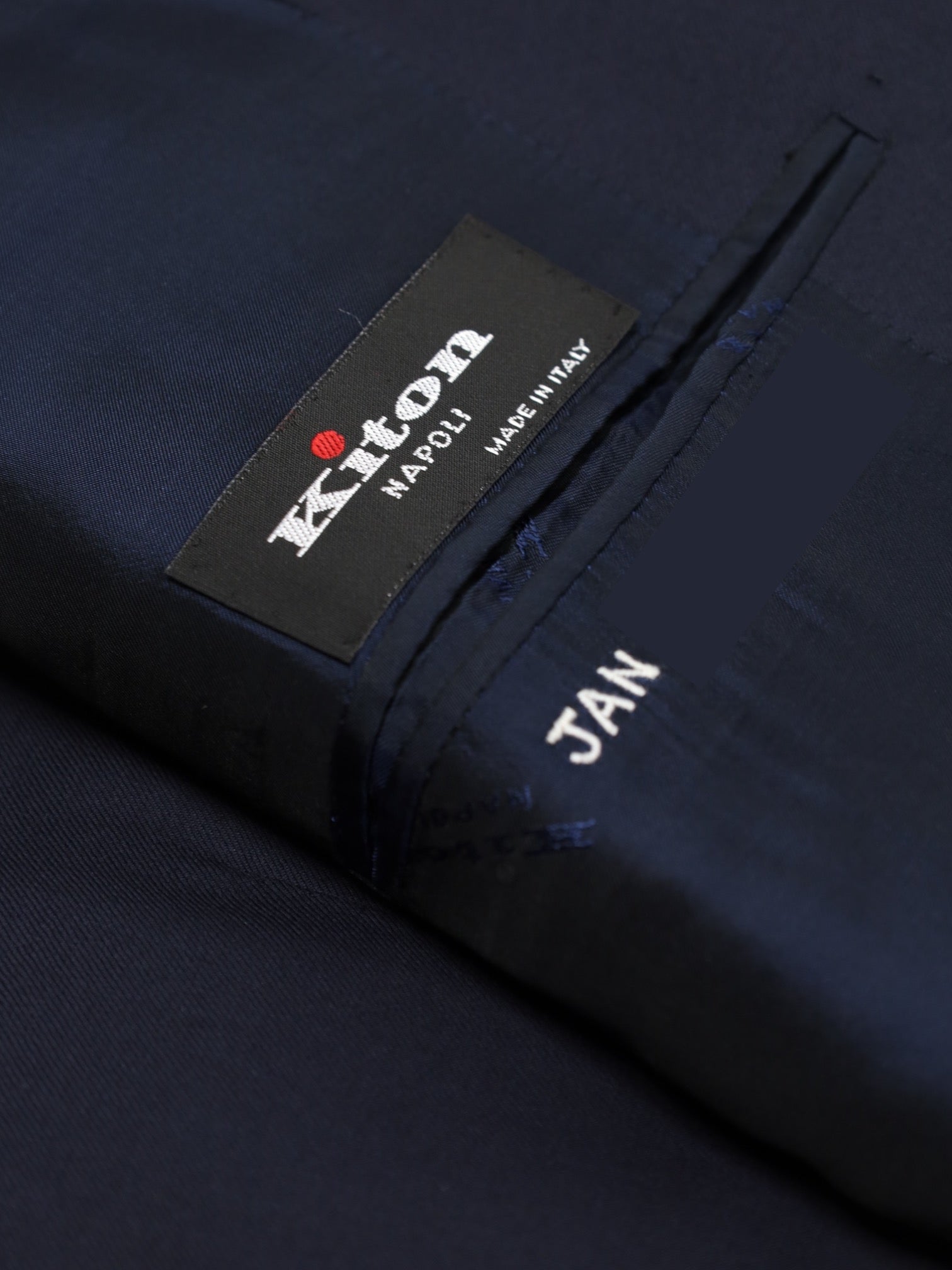 Kiton Navy 3-Piece 15-Micron Suit