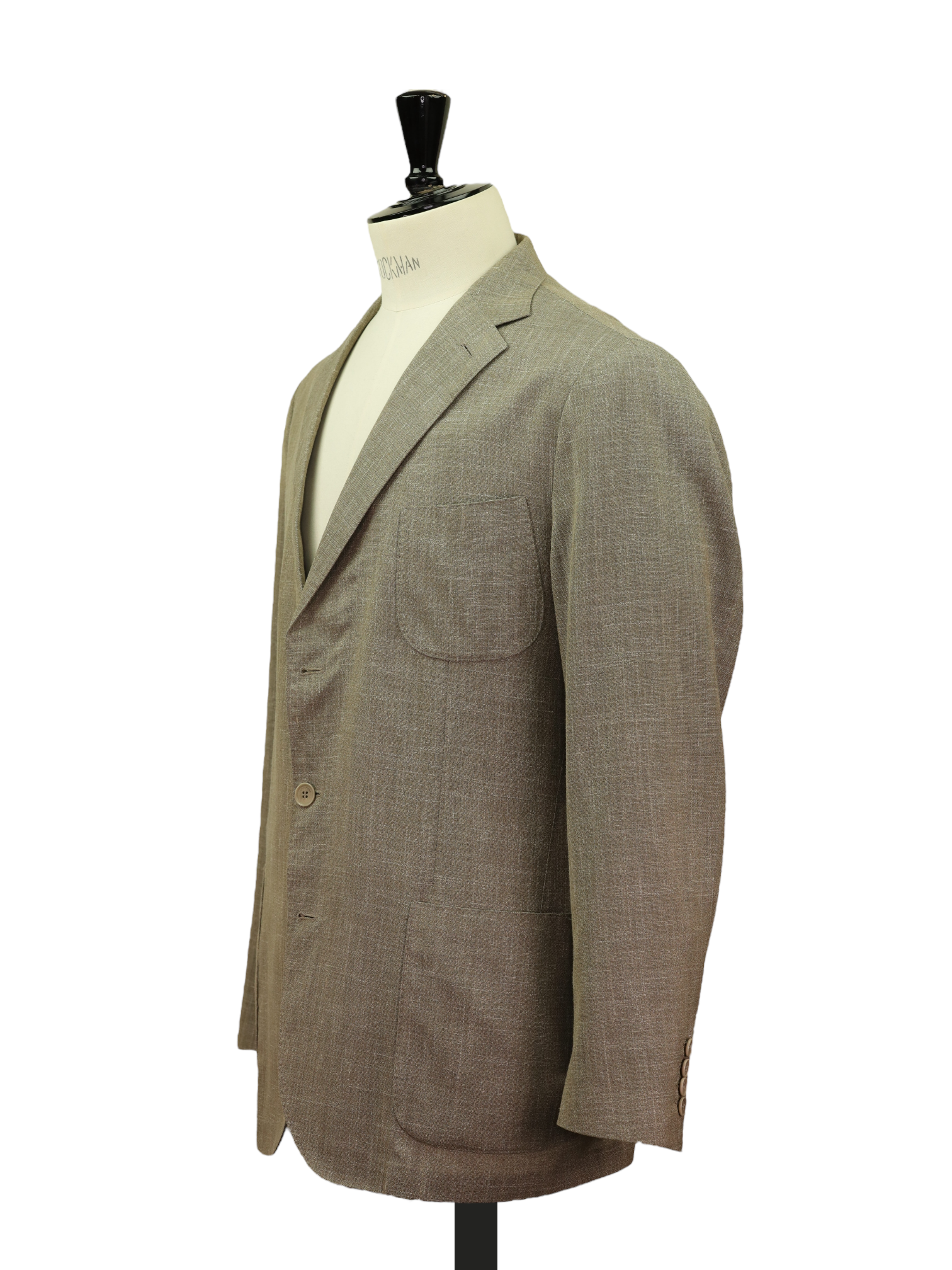 Loro Piana Taupe Wool, Silk & Linen "Summertime" Jacket
