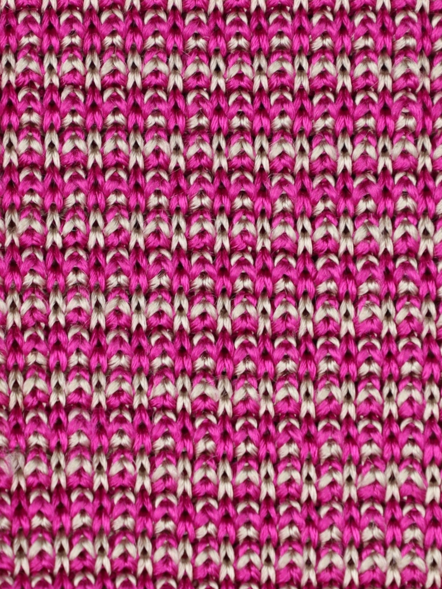Kiton Pink Micro Pattern Silk Knitted Tie