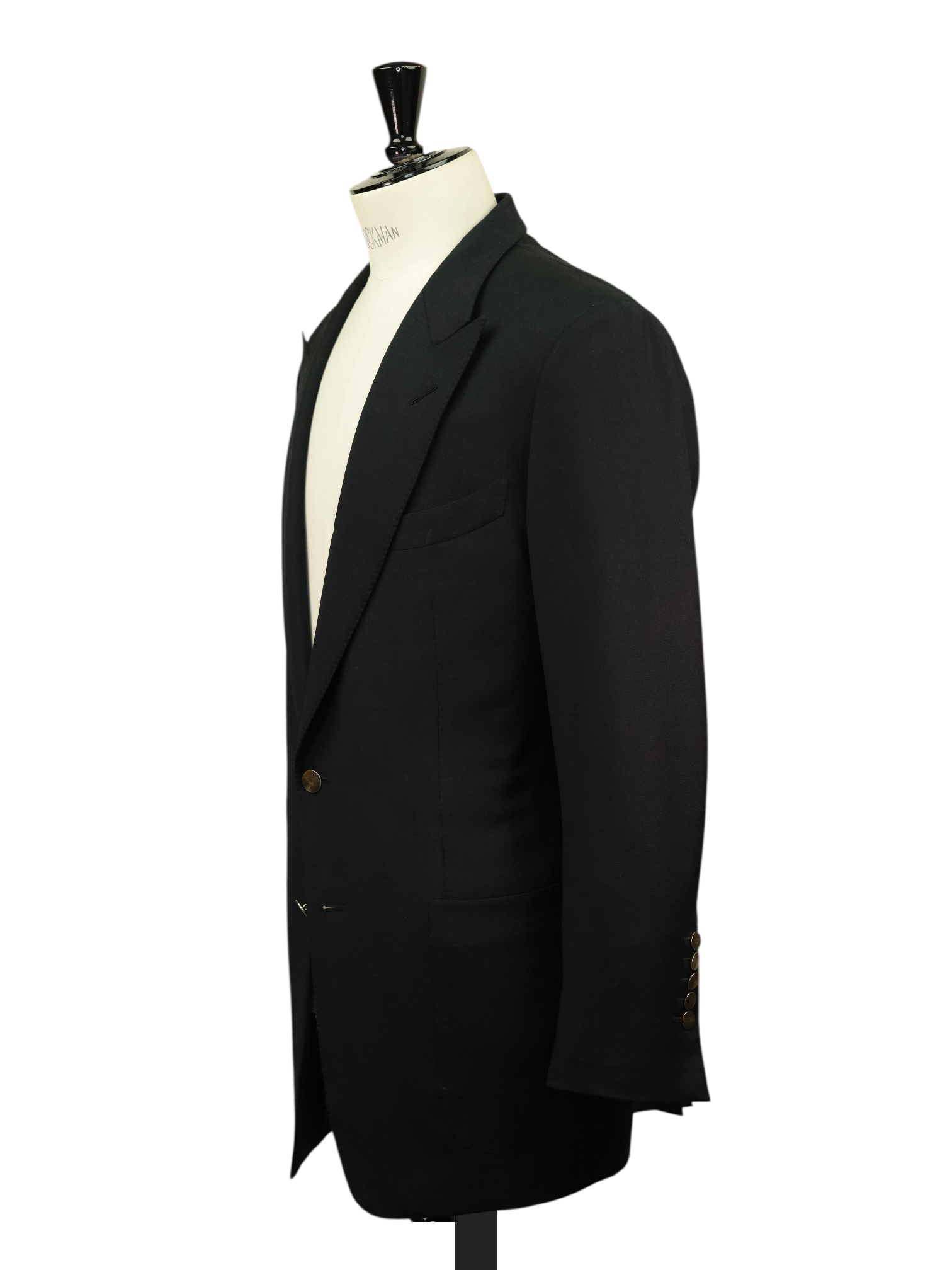 Tom Ford Black Wool & Mohair Hopsack-Blazer Jacket