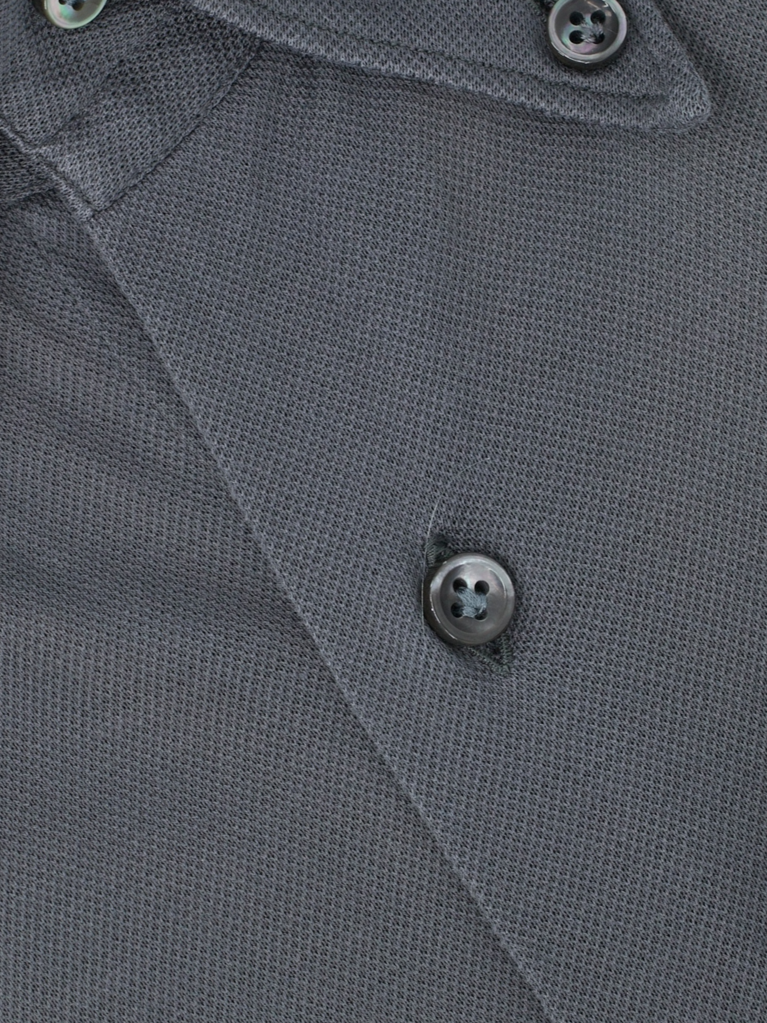 Fray Warm Taupe Cotton Piqué Knitted Button-Down Shirt