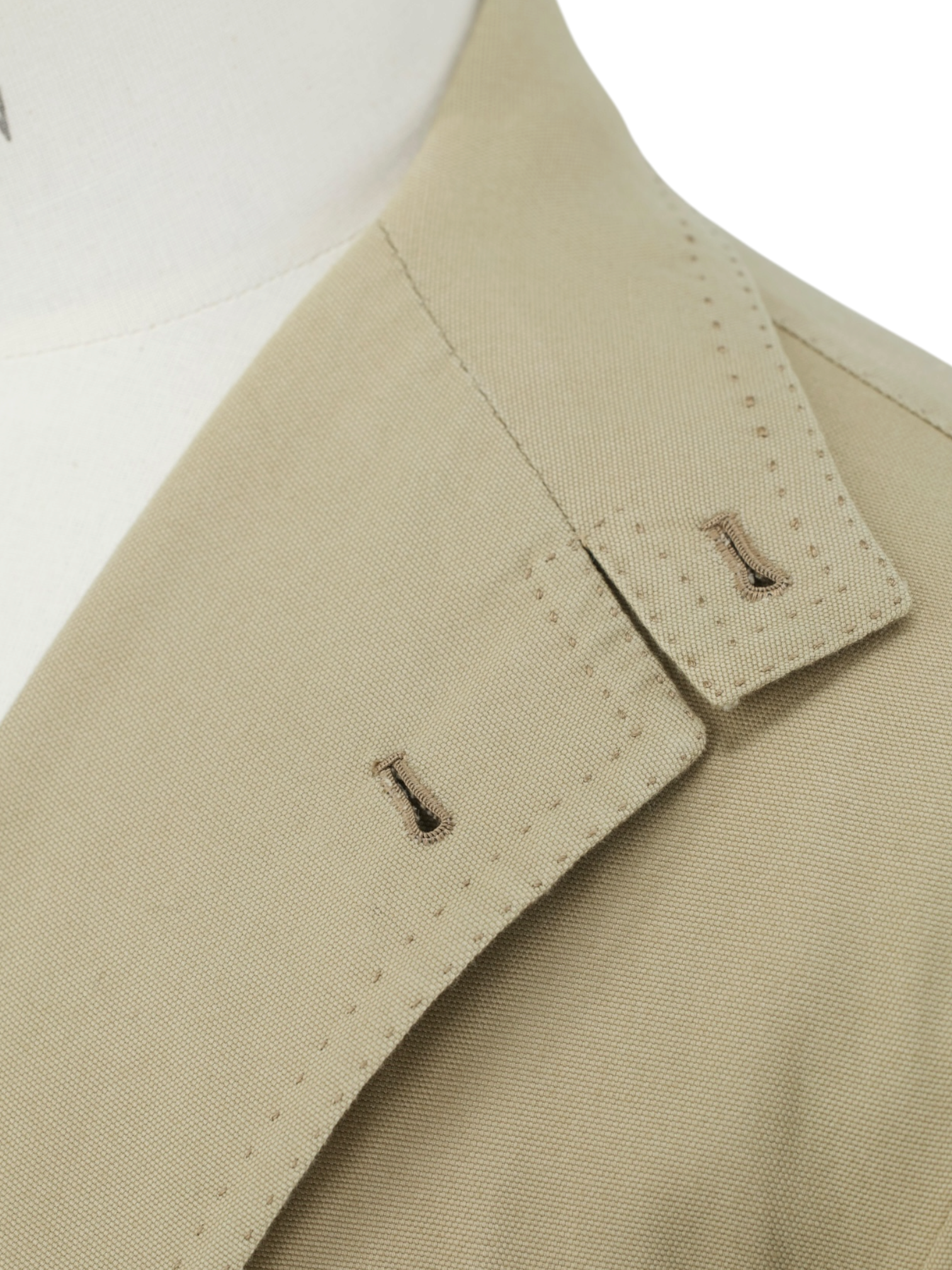 Orazio Luciano Beige Pure-Cotton Sartorial-Safari Jacket