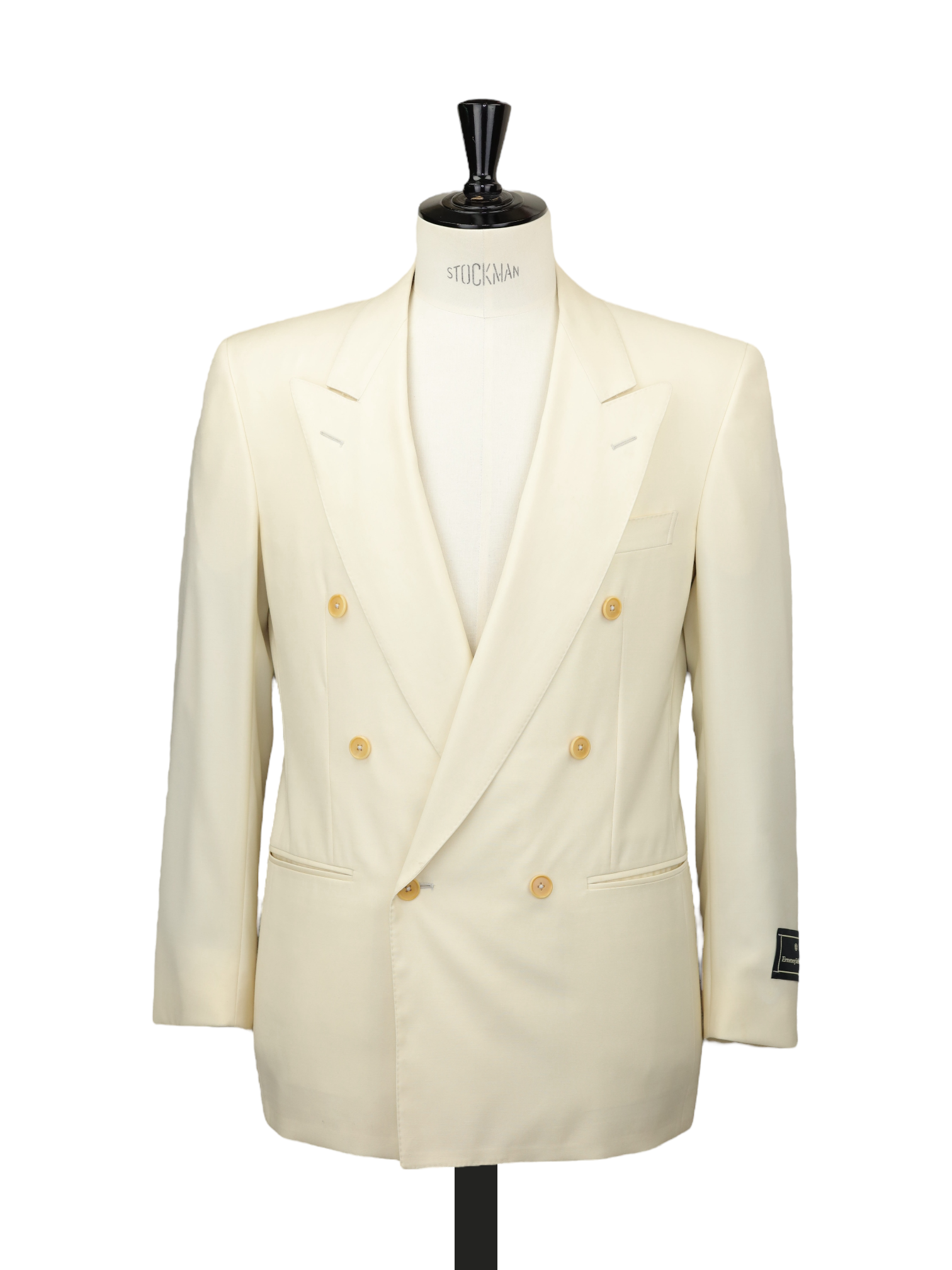 ジャケットその他 ERMENEGILDO ZEGNA Men Jacket RUFT55A9F256 N01R WHITE Ermenegildo Zegna Offhite Summer-Wool Double Breasted Jacket