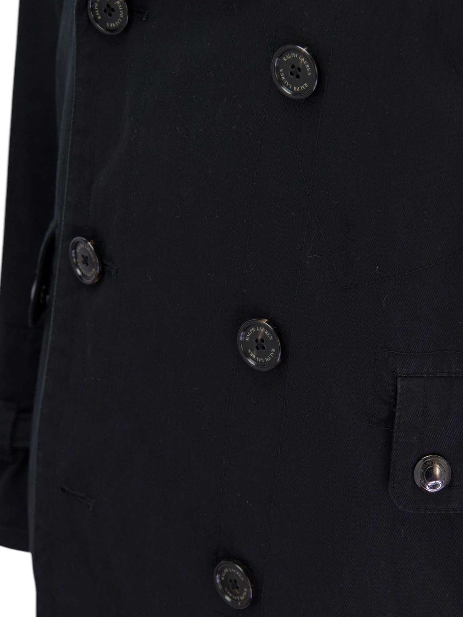 Ralph Lauren Purple Label Black Cotton Field Jacket