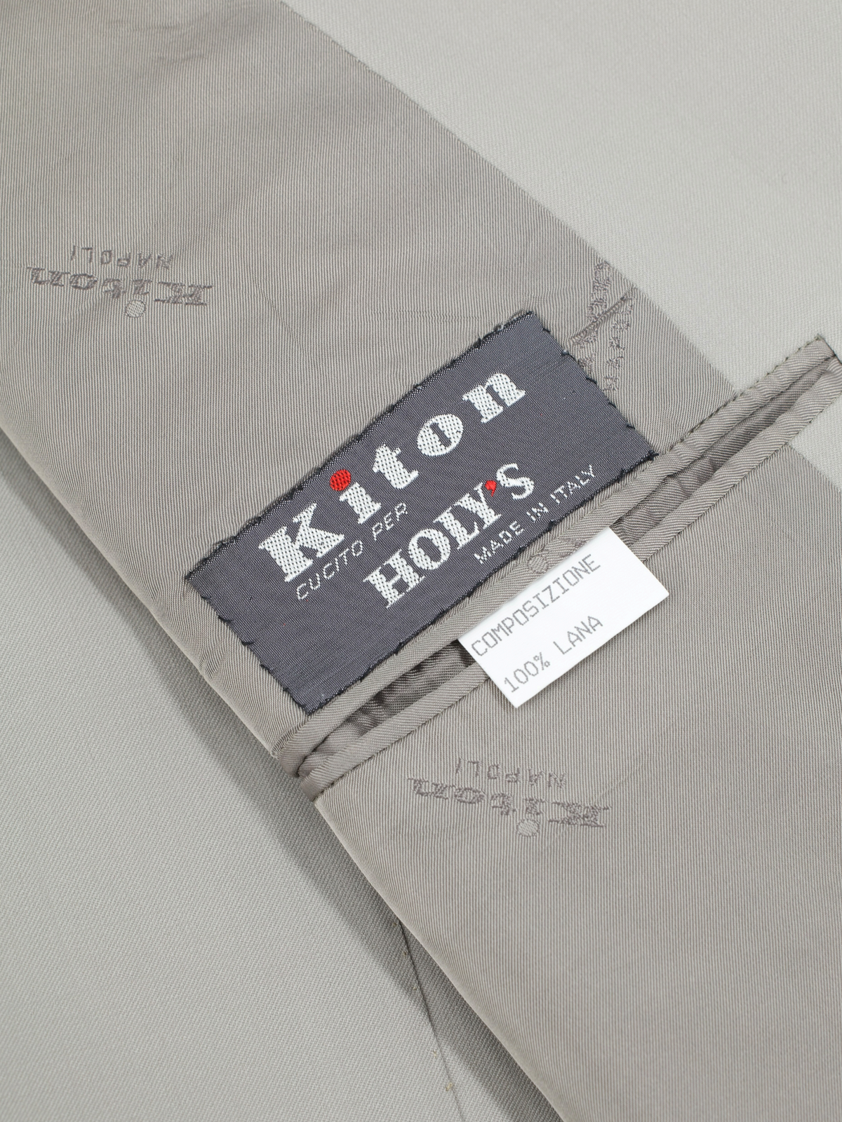 Kiton Stone Vintage Fine-Wool Double-Breasted Suit