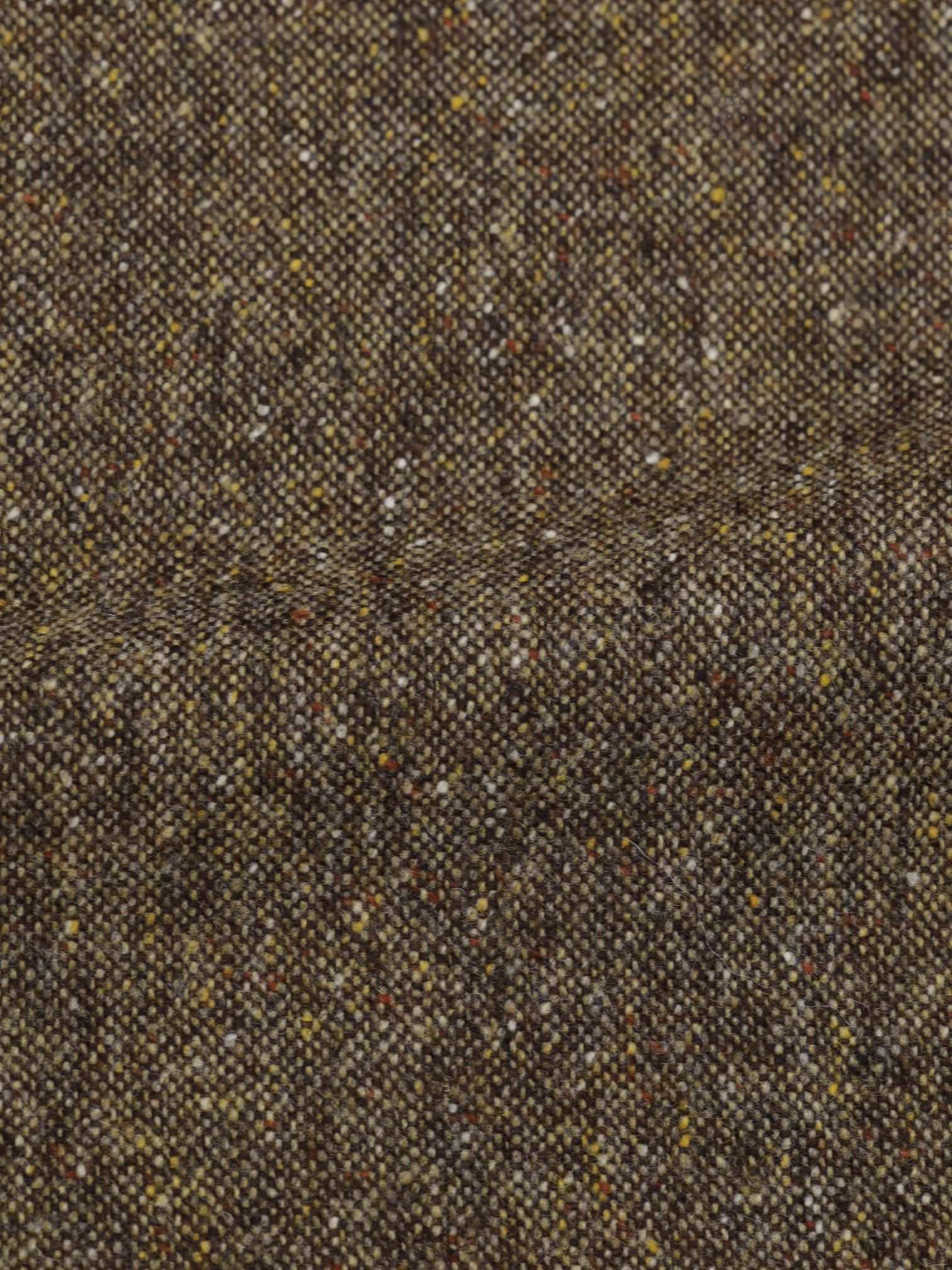 Isaia Brown Pure-Wool Speckled Donegal Country-Side Jacket