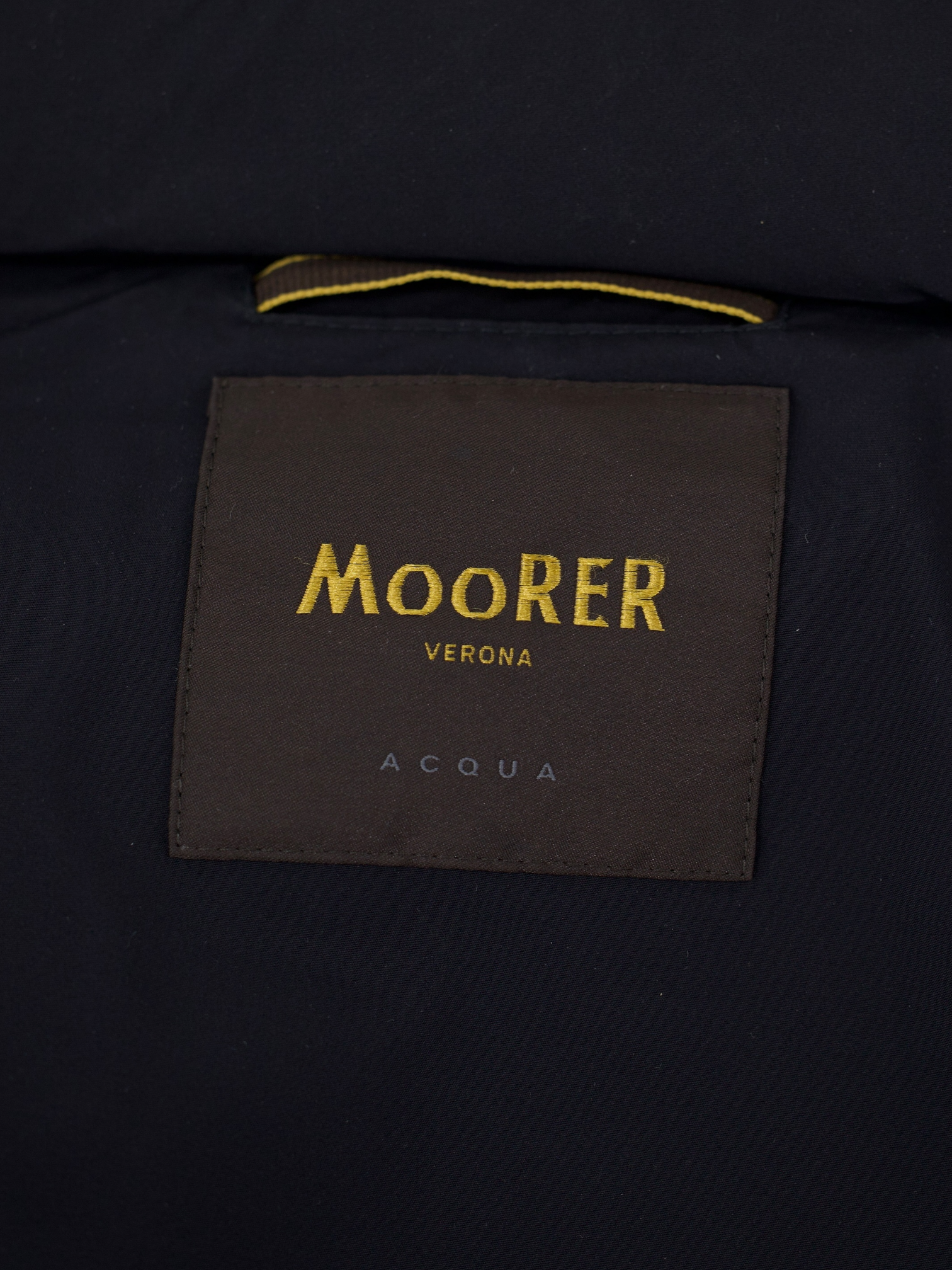 MooRER Black Down-Feather Padded Florio Puffer Jacket