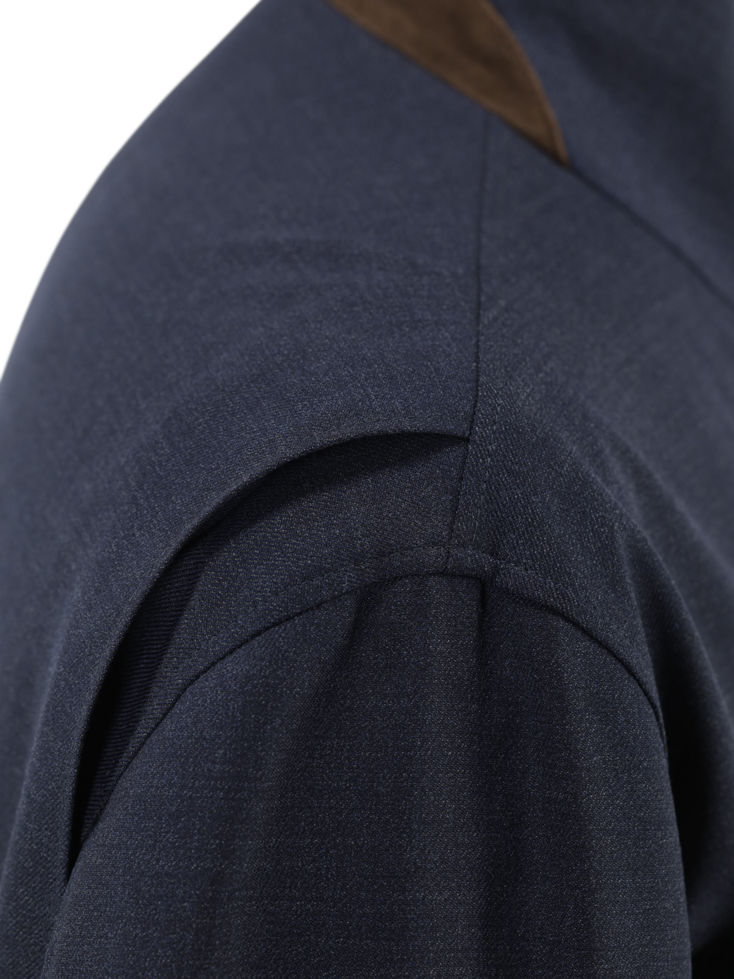 Loro Piana Dark Blue Wool Storm-System Roadster Coat