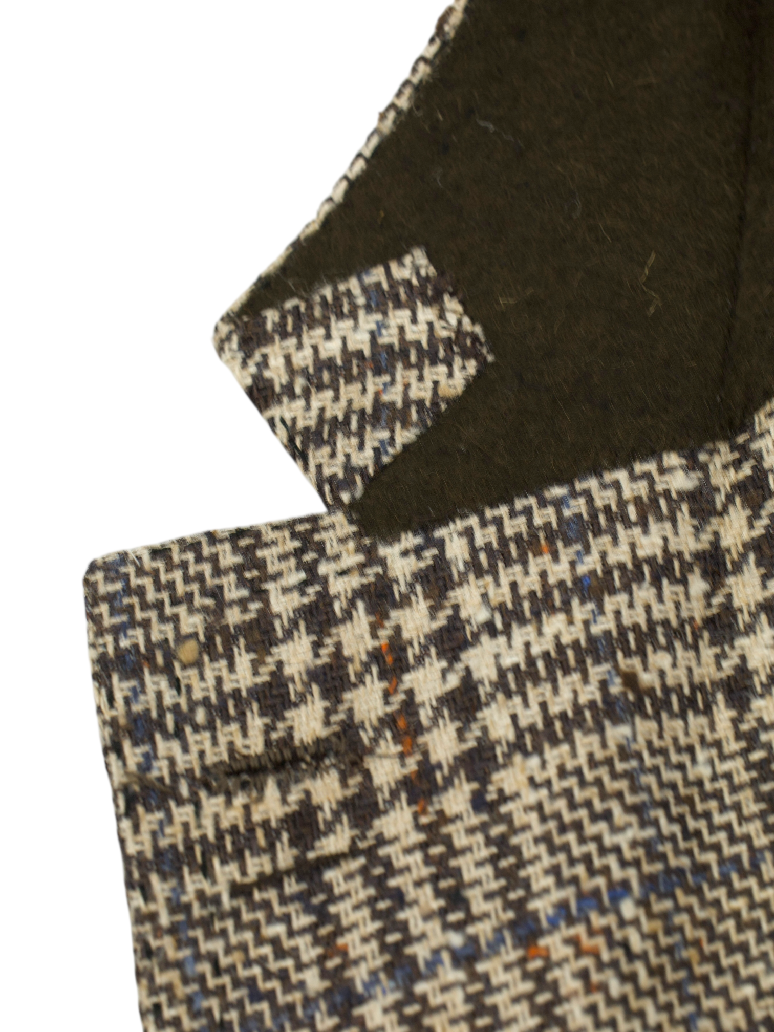 Cesare Attolini Light Brown Silk & Wool Donegal Prince of Wales Jacket