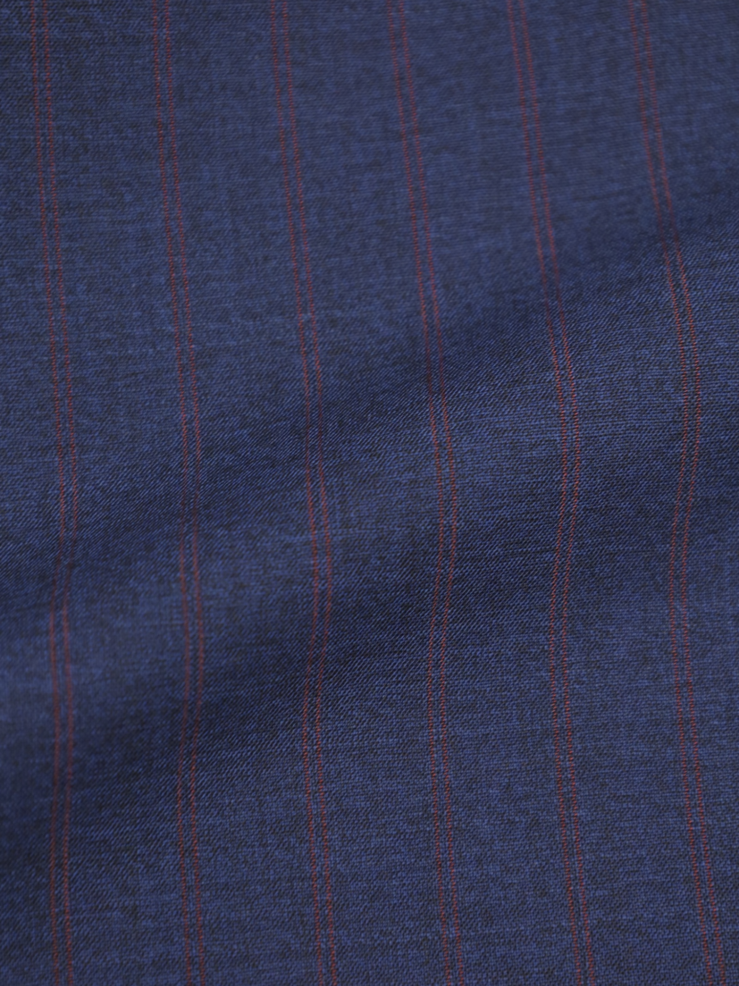 Orazio Luciano Blue & Red Double Breasted Pinstripe Suit
