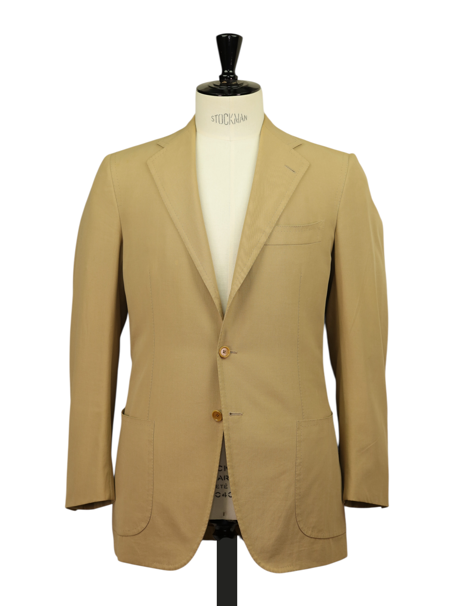Cesare Attolini Beige Cotton-Twill Sartorial Summer Suit