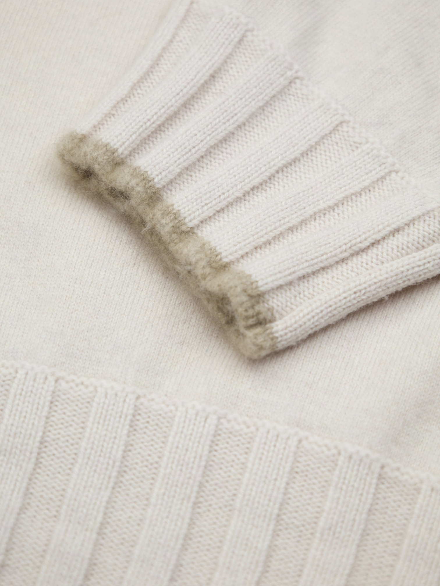 Cesare Attolini Greige Pure Duvet Cashmere Button-Up Cardigan