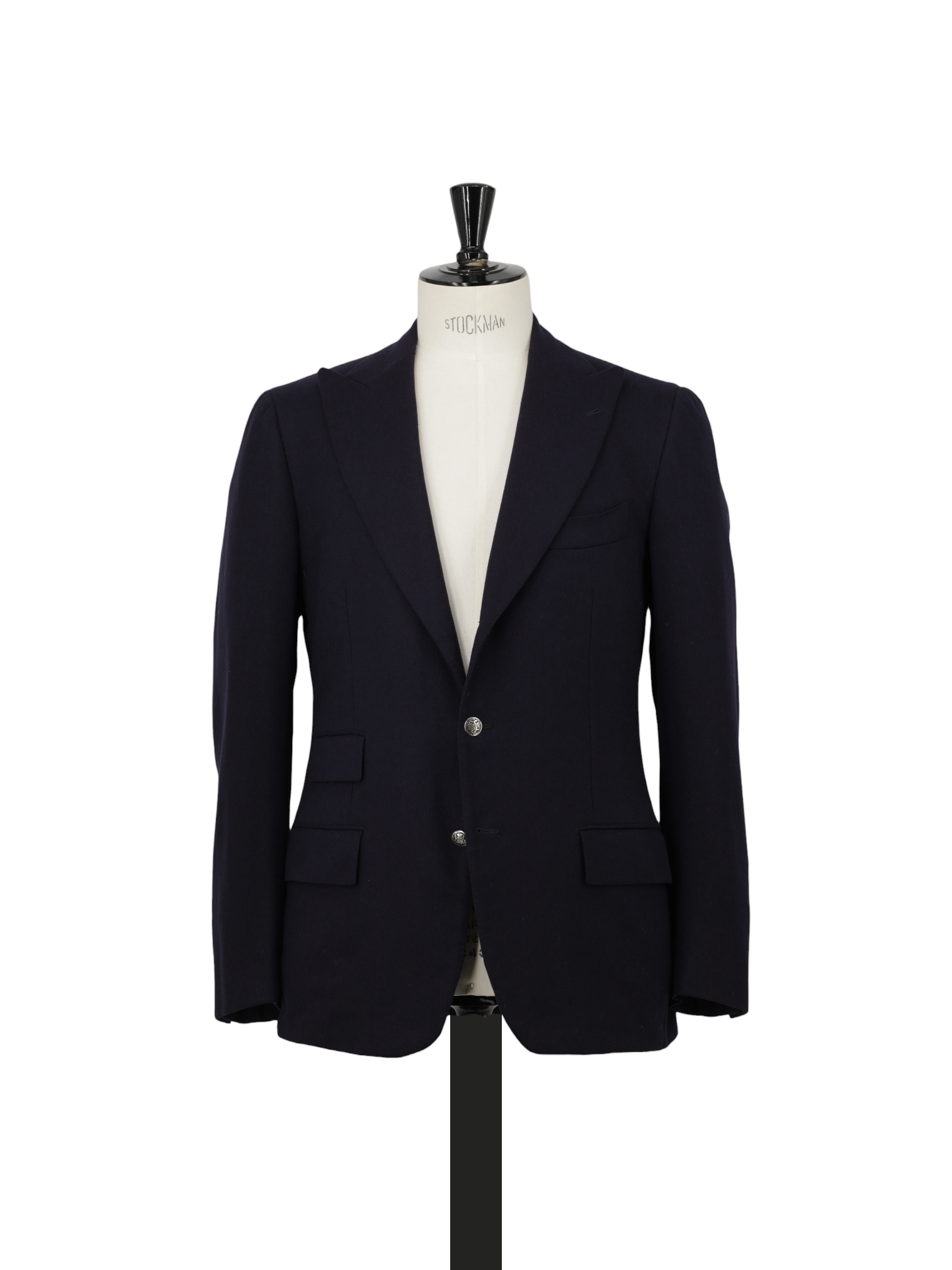 Cesare Attolini Navy Heavyweight Wool & Cashmere Blazer Jacket