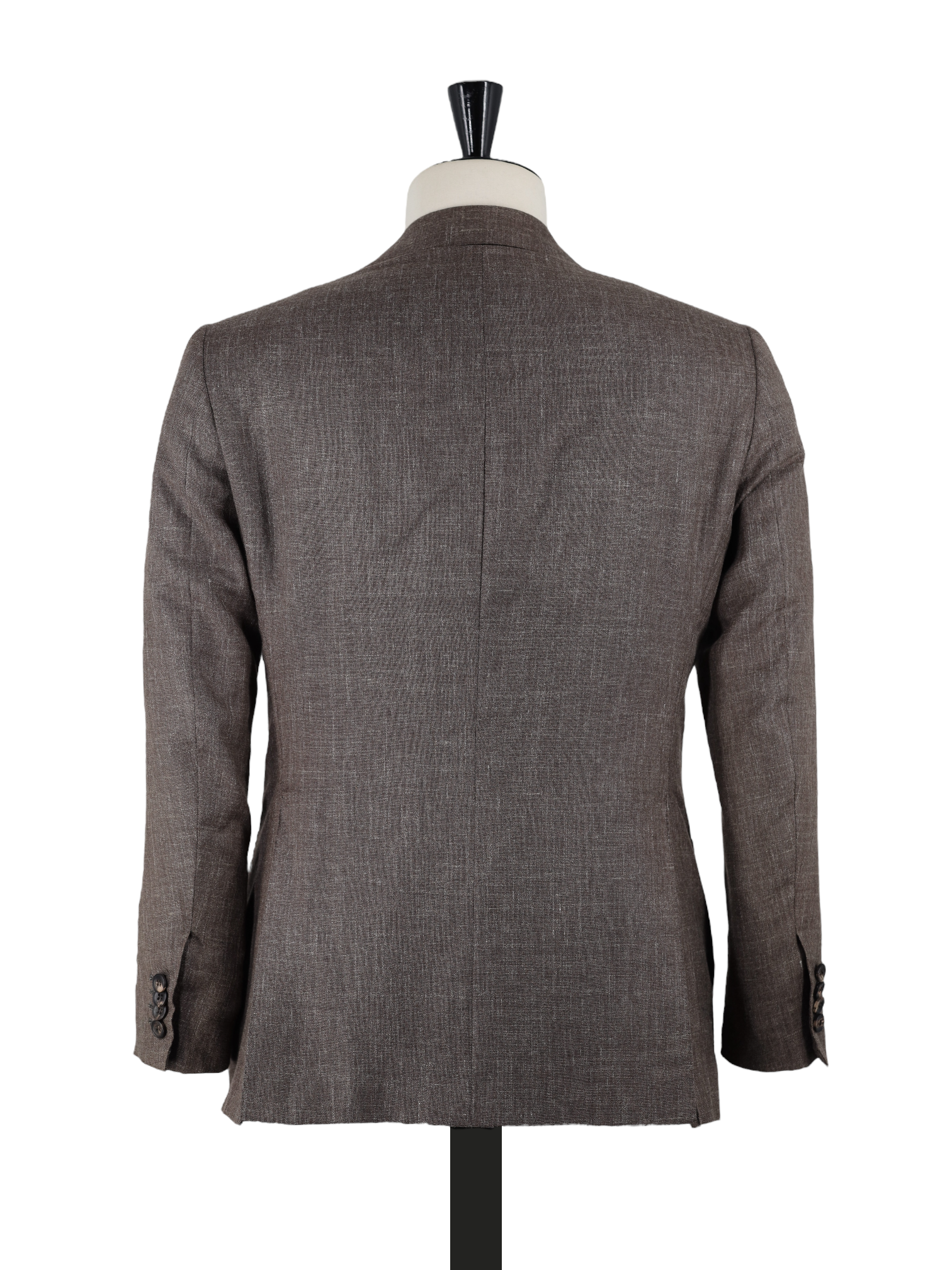 Kiton Brown Cashmere, Silk & Linen Melange Summer Suit