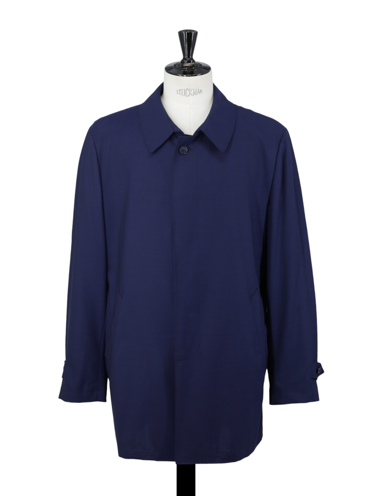Corneliani Dark Blue Super 130's "Savor" Lightweight Carcoat