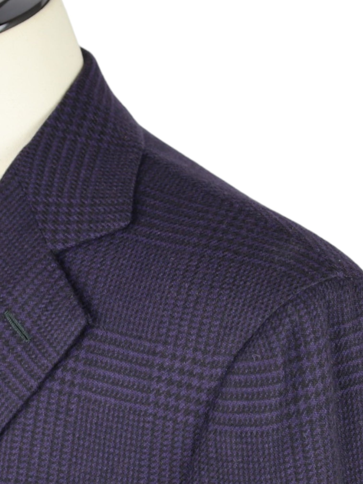 Cesare Attolini Dark Purple Cashmere Overcoat