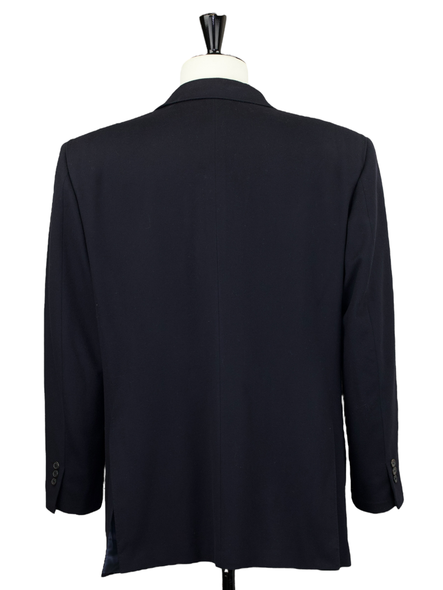 Rubinacci Navy Double Breasted Wool-Flannel Jacket