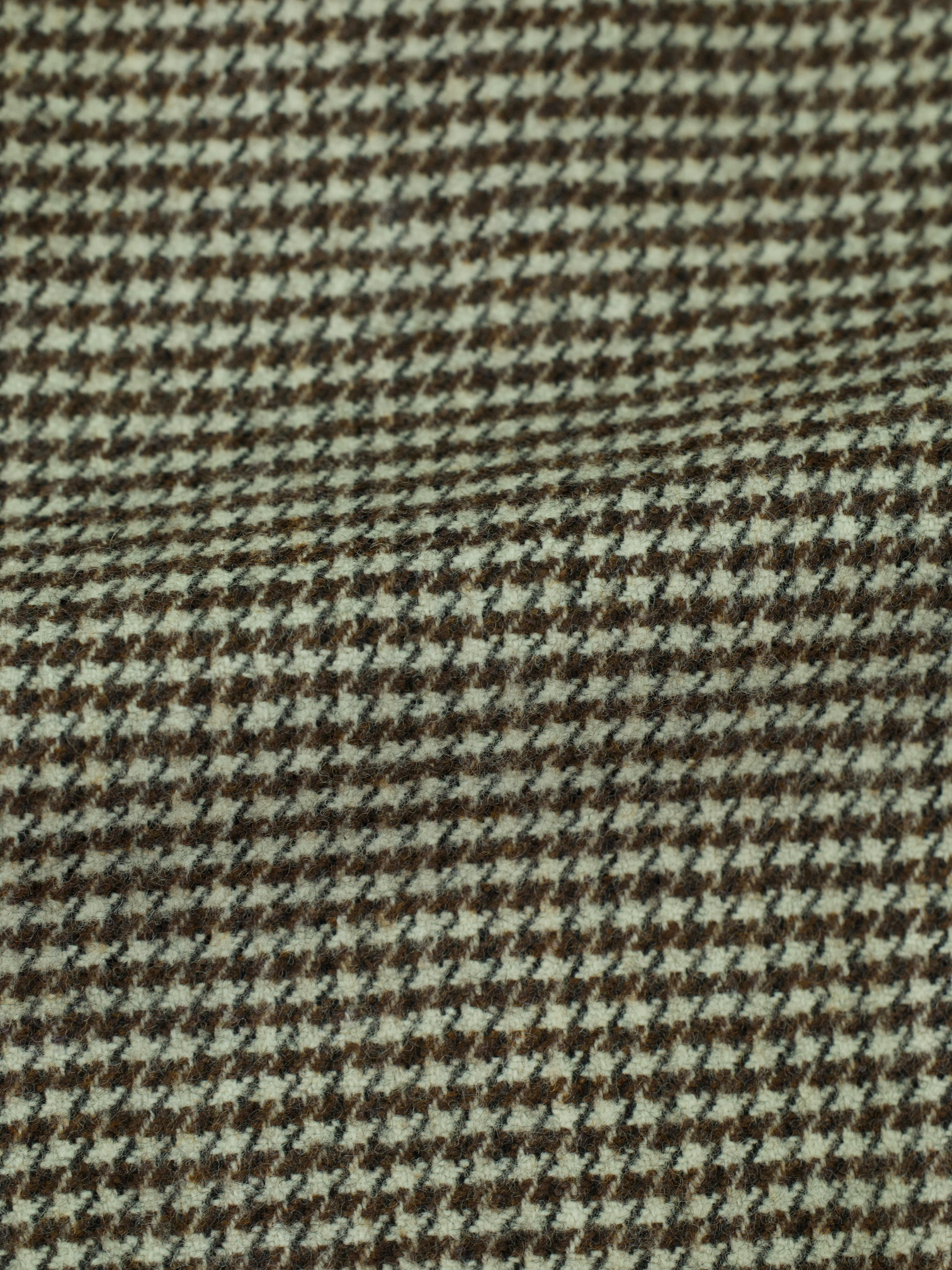 Kiton Light Brown Fine-Wool Puppytooth Jacket