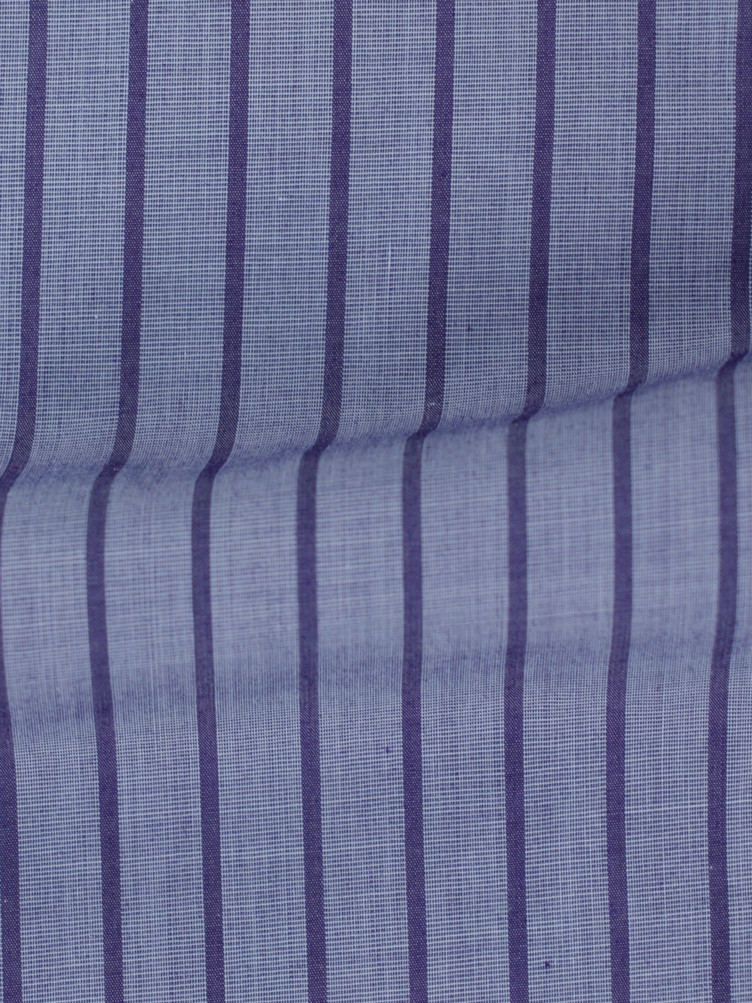 Fray Steel Blue & Lavender Cotton Button-Down Pinstripe Shirt