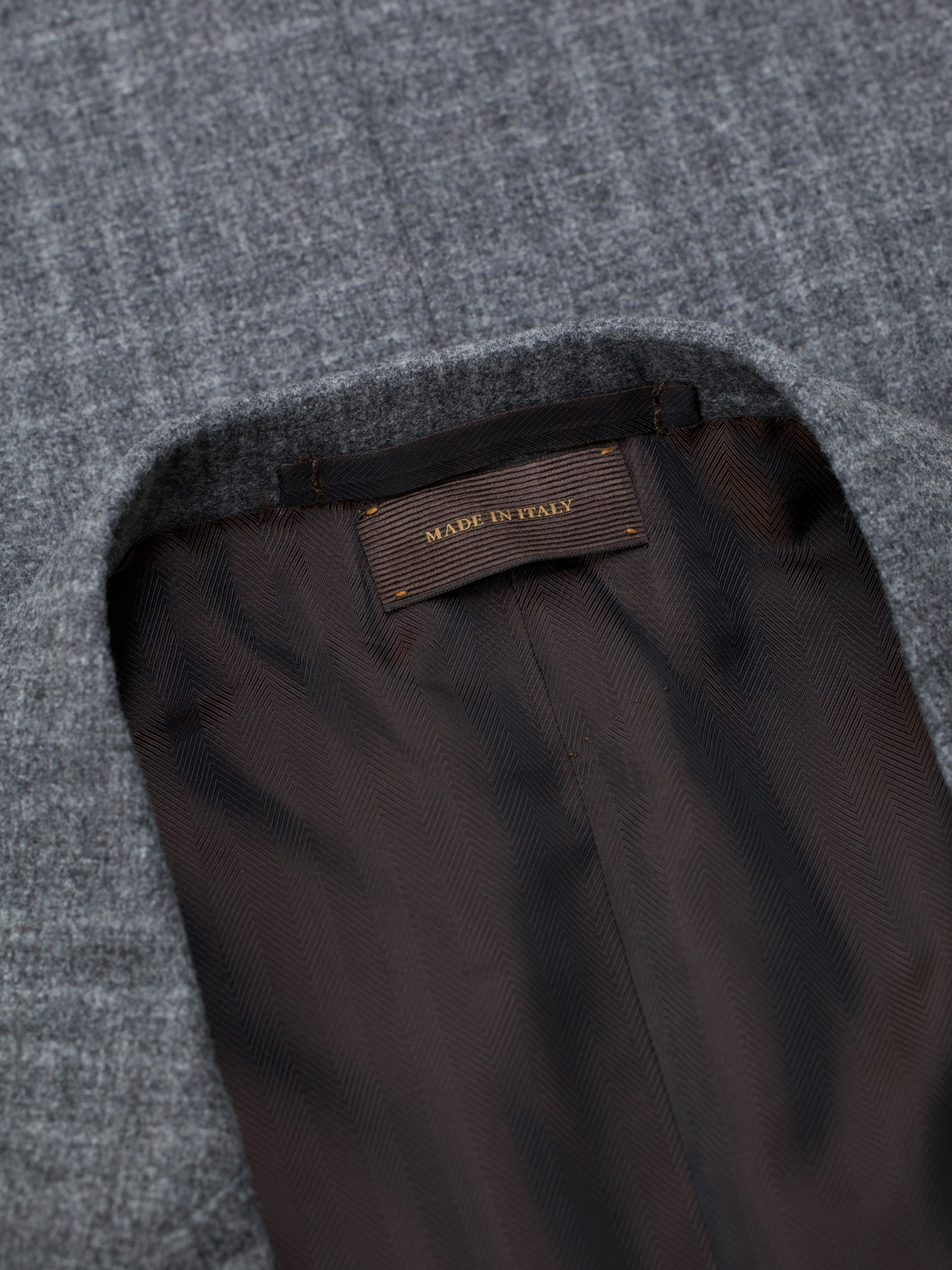 Ermenegildo Zegna Couture Grey Wool, Silk & Cashmere Micro-Check Suit