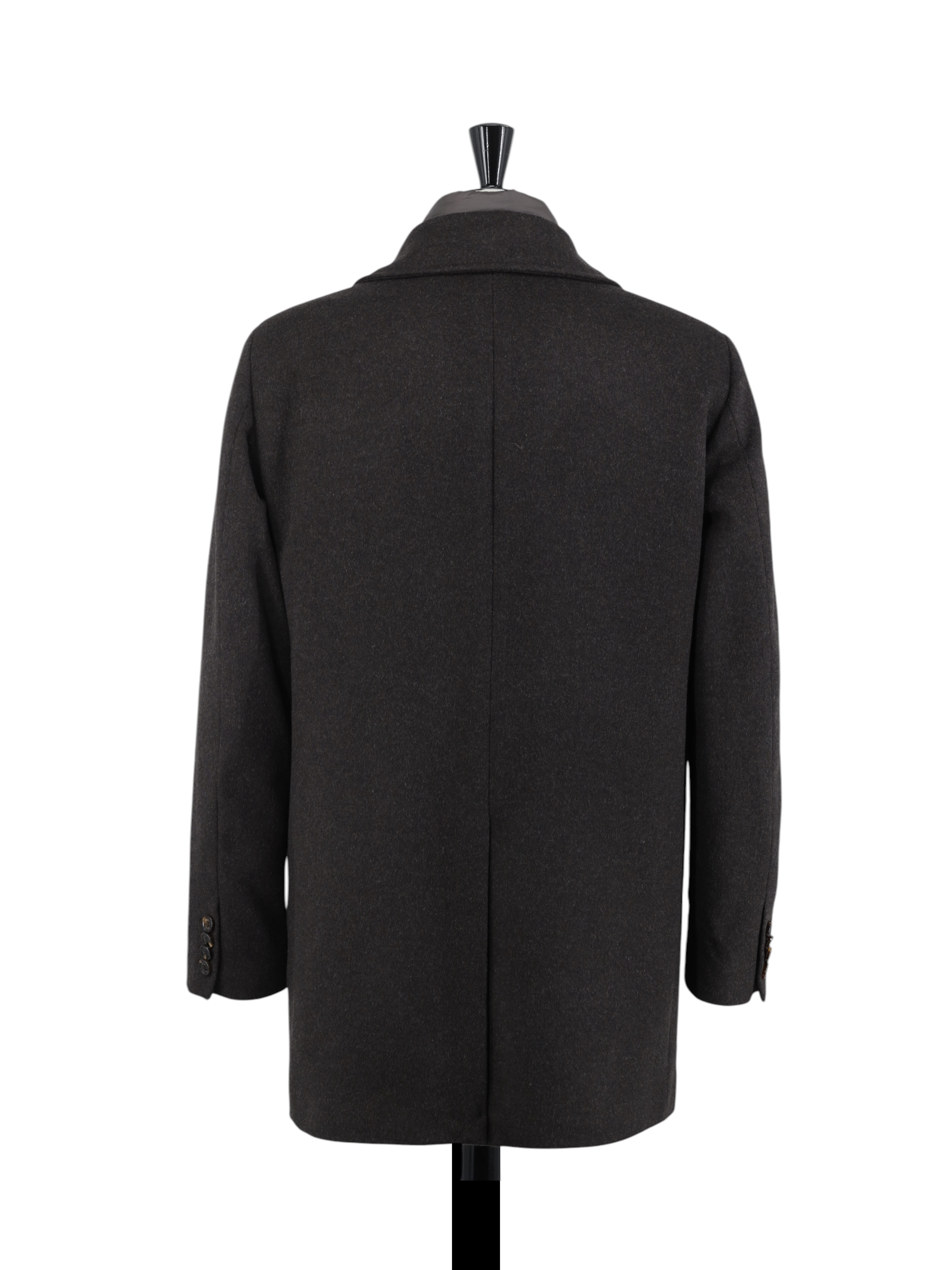 MooRER Dark Brown Wool & Cashmere Winter "Monferrato" Coat