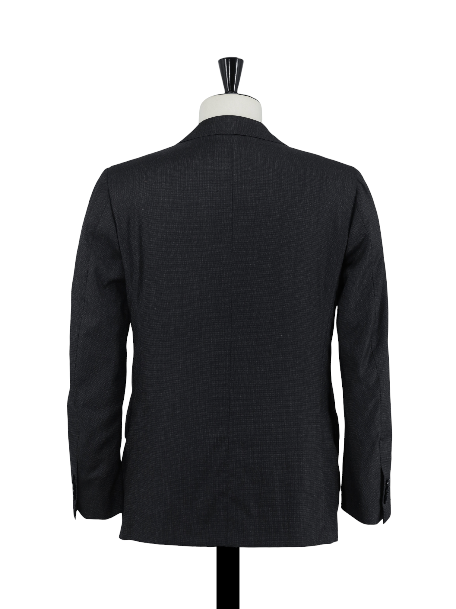 Cesare Attolini Dark Grey Super 170's Pinpoint Suit