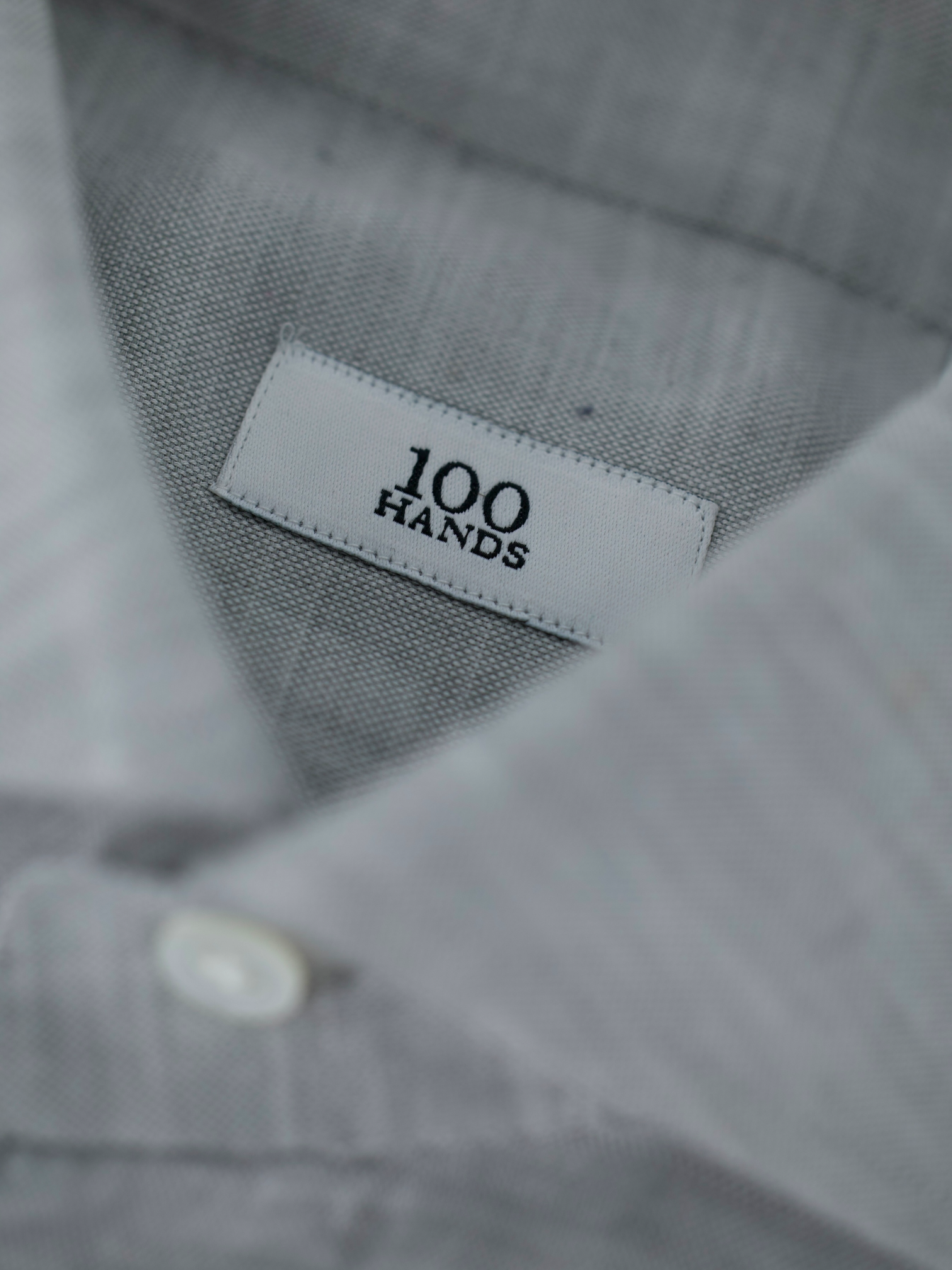 100 Hands Light Grey Linen & Cotton Melange Shirt