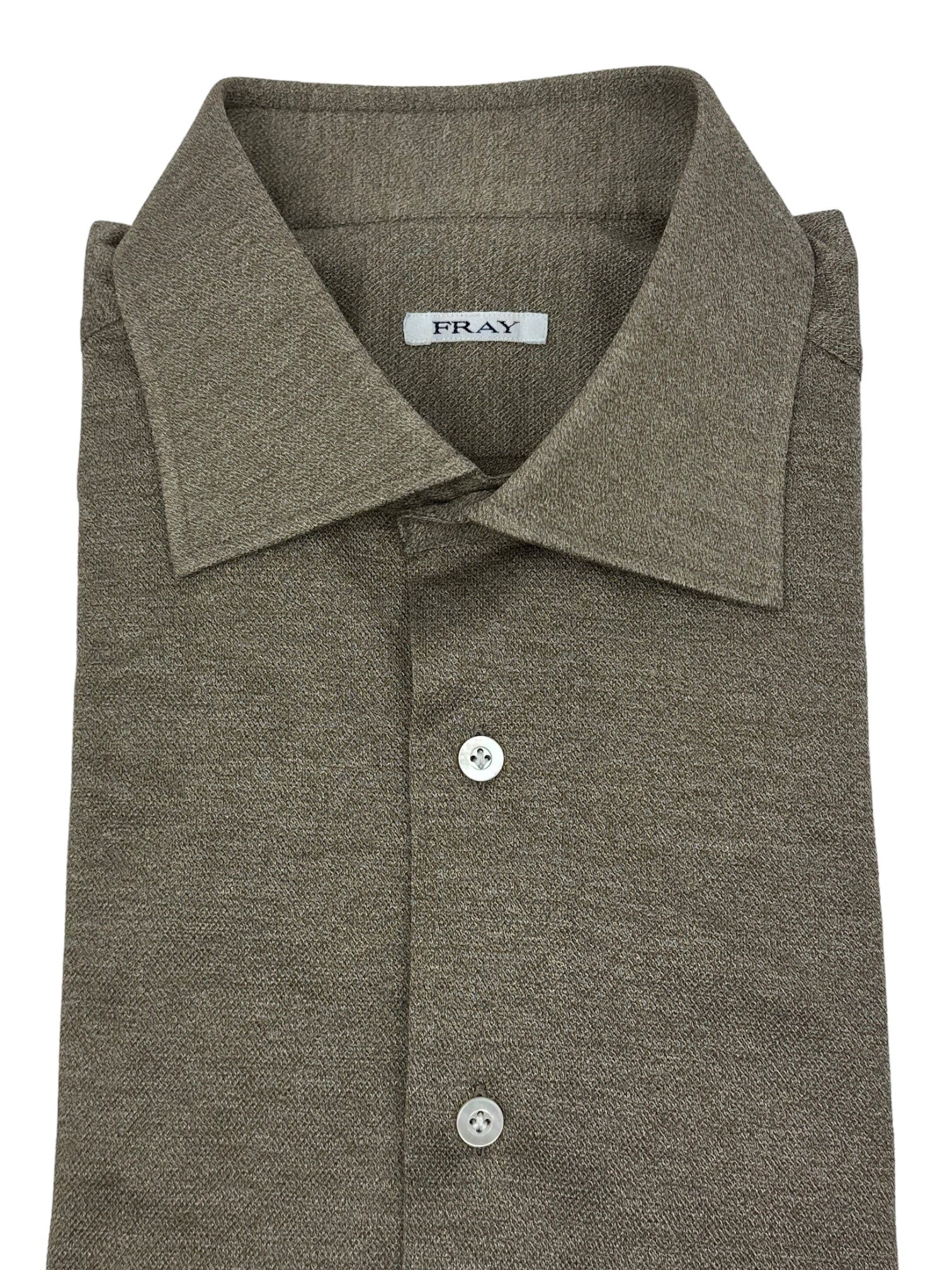 Fray Taupe Piqué Knitted Shirt