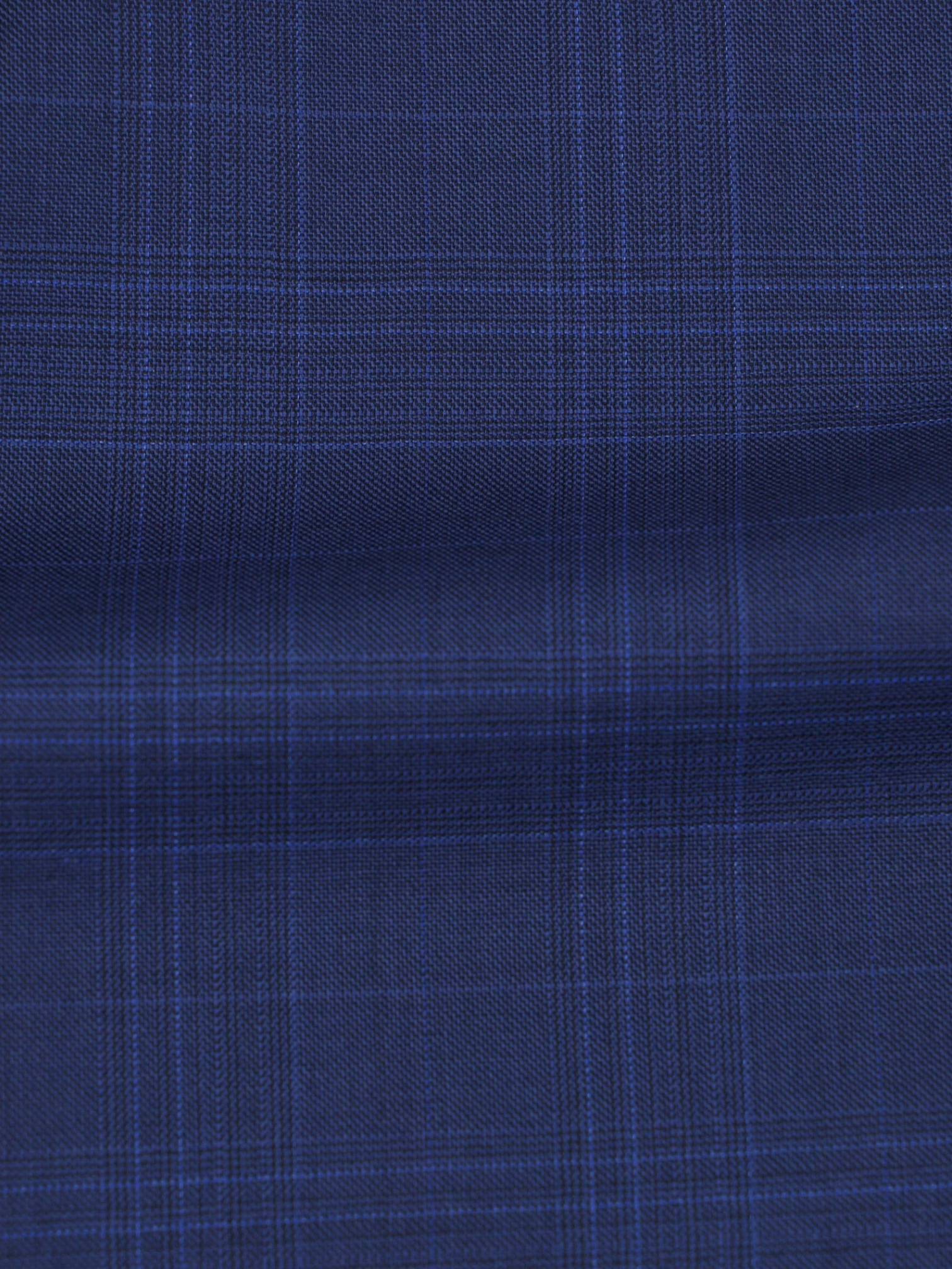 Cesare Attolini Royal Blue Super 170's & Silk Windowpane Wedding Suit