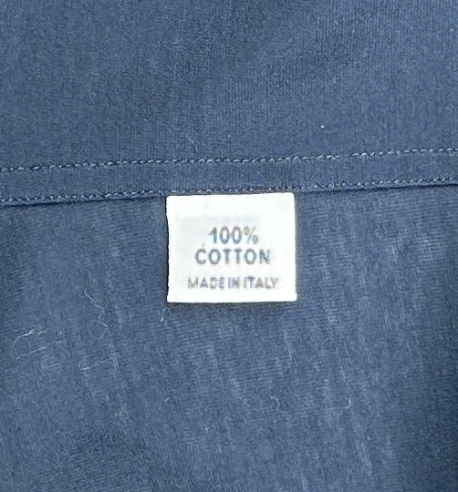 Fray Navy Jersey Knitted Shirt