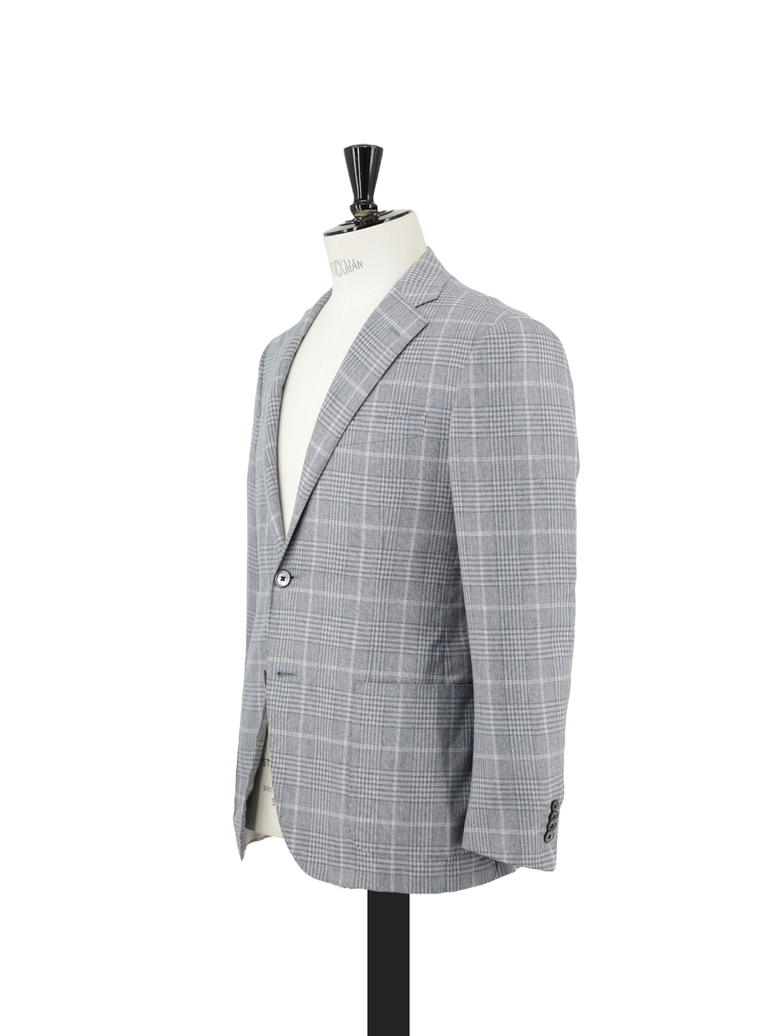 Corneliani Light Grey Pure-Silk Prince of Wales Jacket