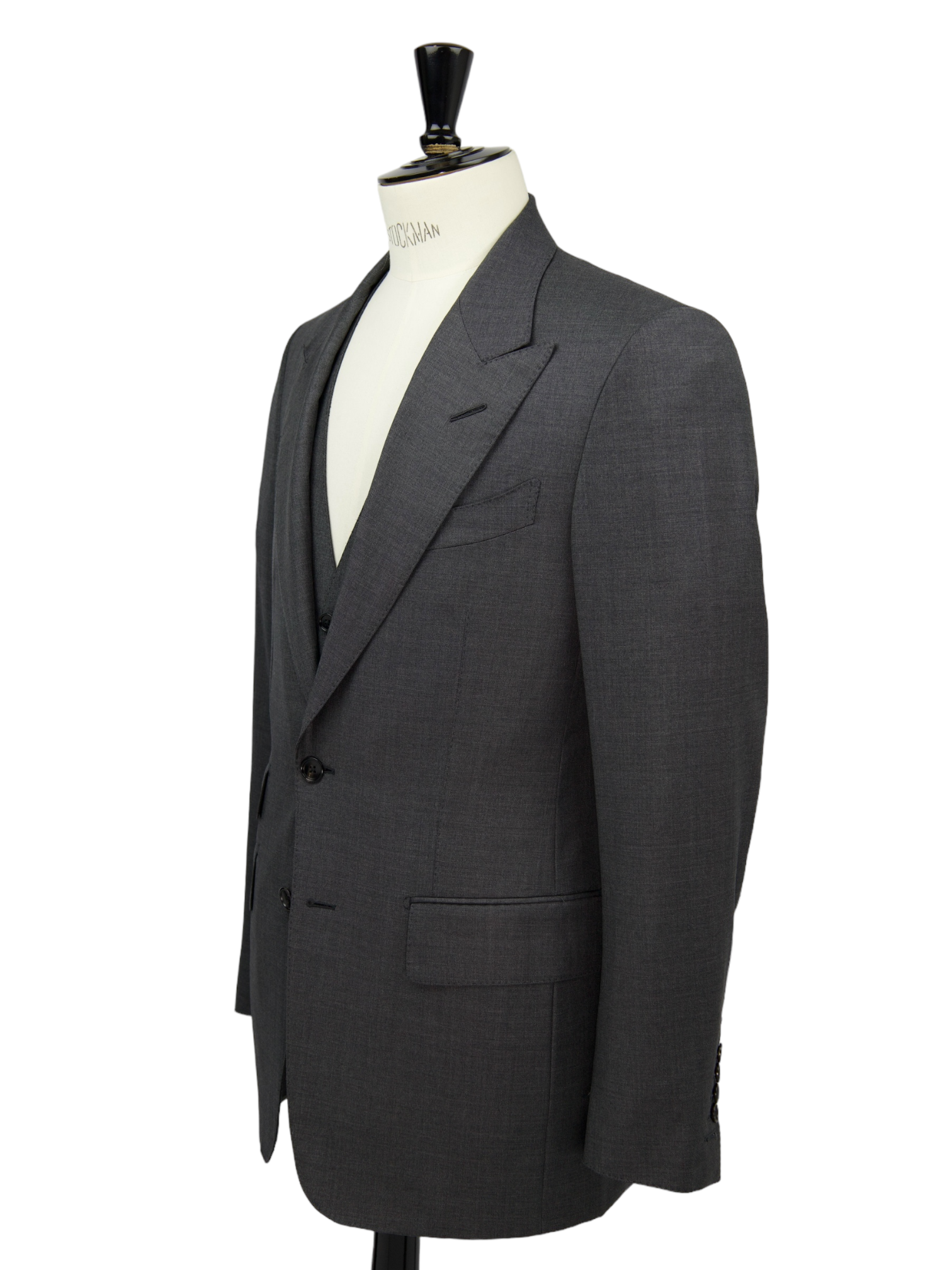Tom Ford Light Grey Sharkskin Shelton Suit