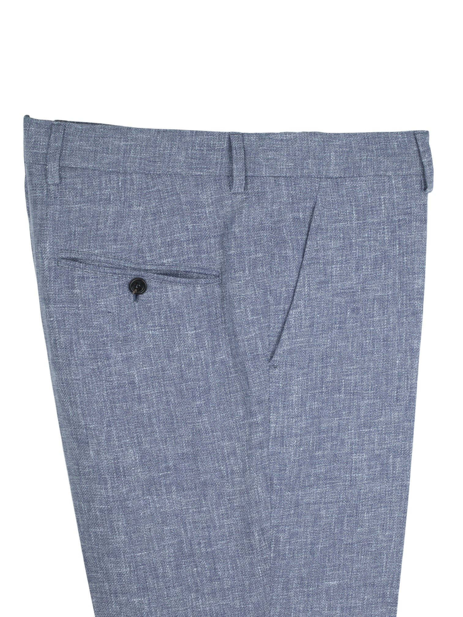 Brunello Cucinelli Steel Blue Linen, Wool & Silk Melange Suit