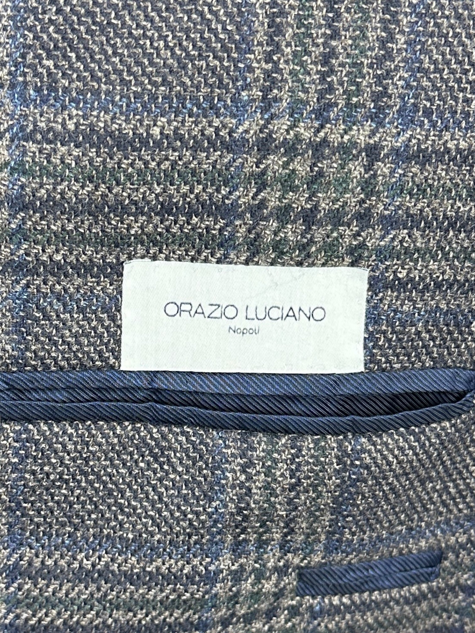 Orazio Luciano Brown Glenplaid Jacket