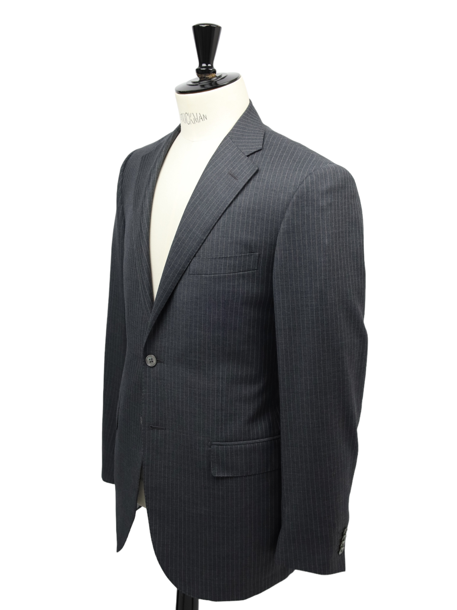 Corneliani Grey Super 110's Pinstripe Suit