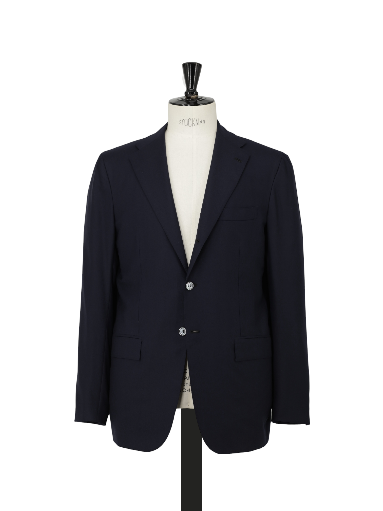 Kiton Navy "Diamante Blue" Wool Plain Suit