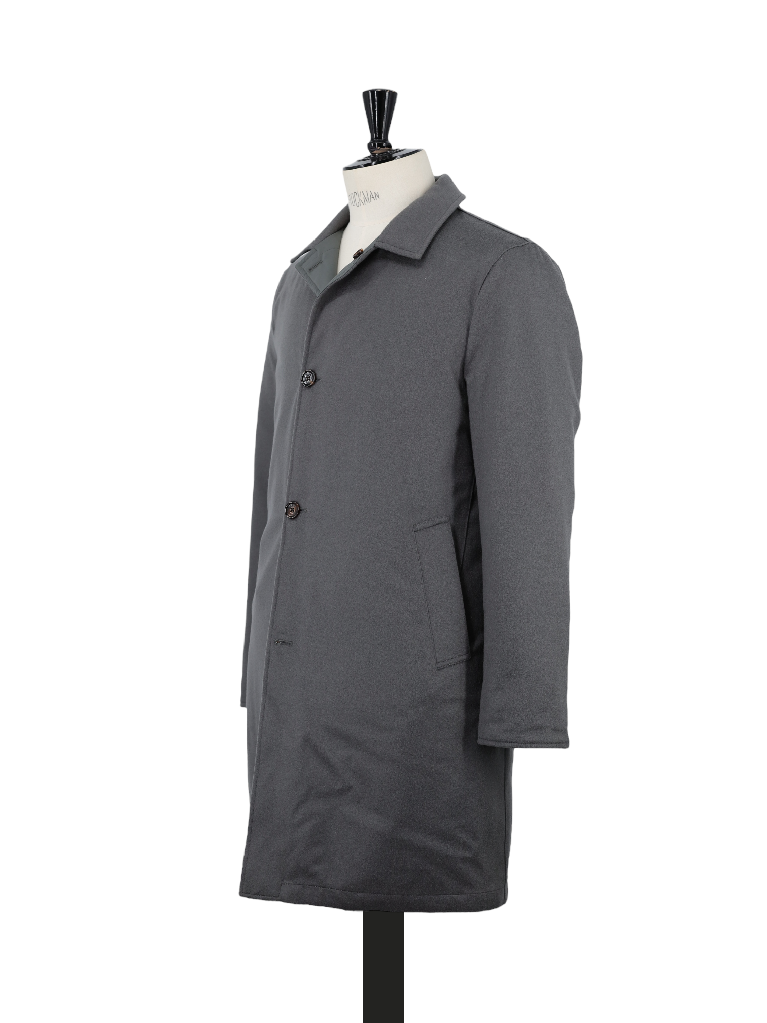 Kired Sage Grey & Green Reversibe Cashmere & Stormsystem® Carcoat