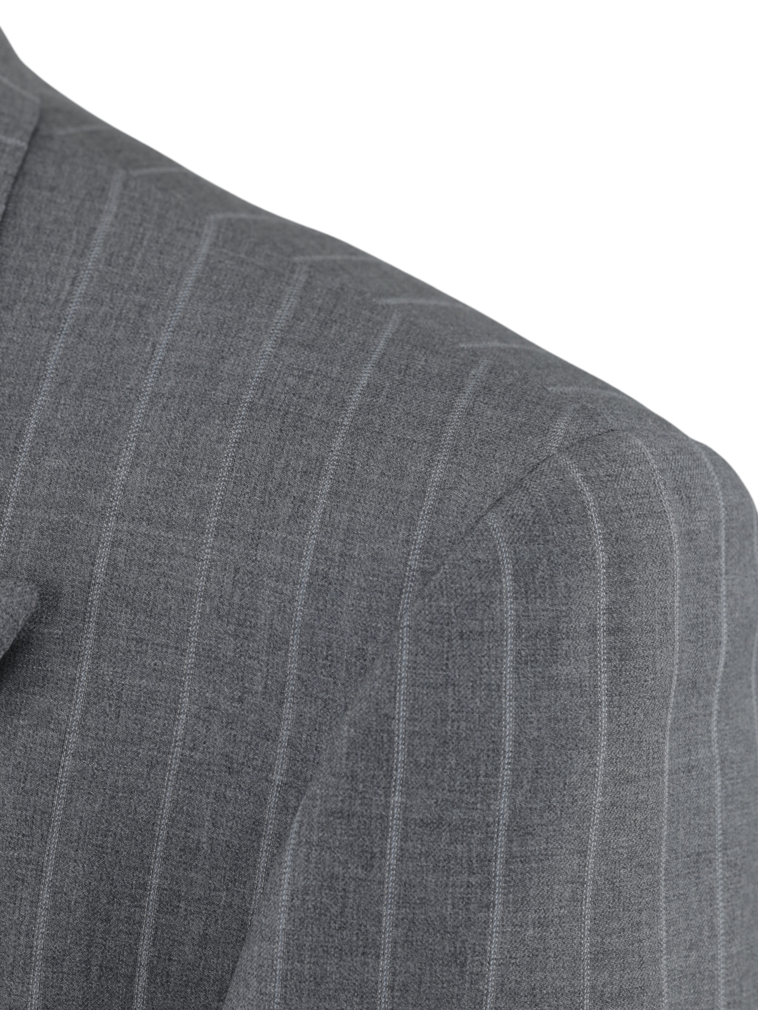Brioni Grey Double-Breasted Super 150's Wool Chalkstripe Tiberio Suit
