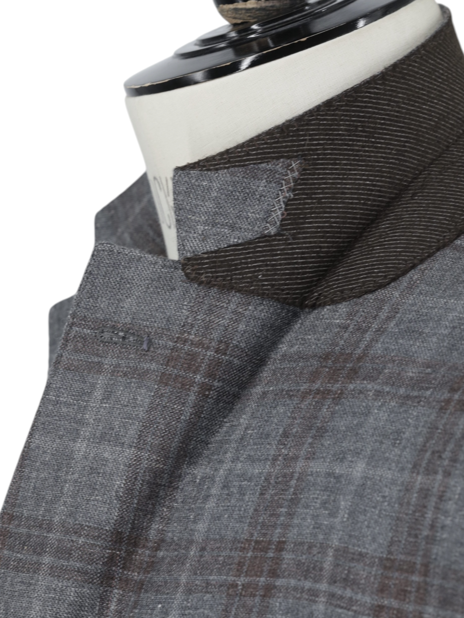 Ermenegildo Zegna Taupe & Castagne Brown Cashmere, Silk & True Hemp "Zero Weight" Jacket
