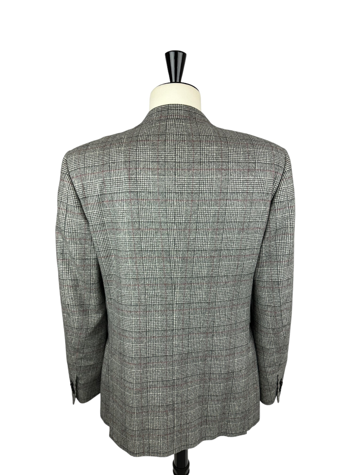 Corneliani Grey Flannel Prince of Wales Jacket