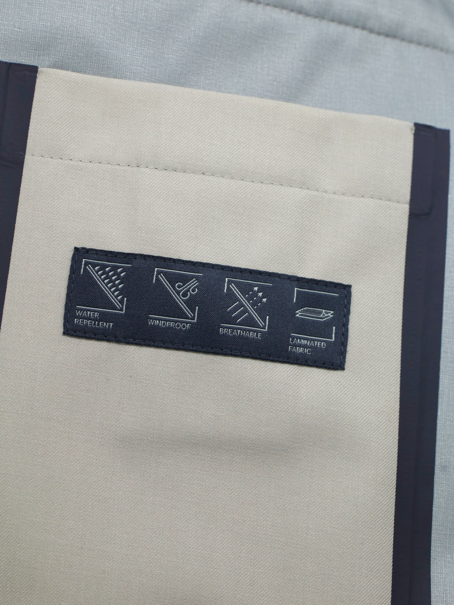 Herno Beige Laminar Waterproof Sartorial Engineering Raincoat